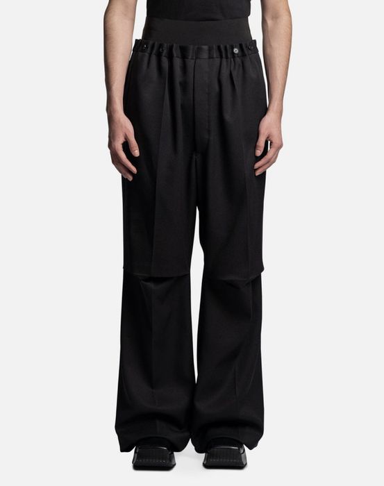 Raf Simons Raf Simons wide-leg flared trousers | Grailed