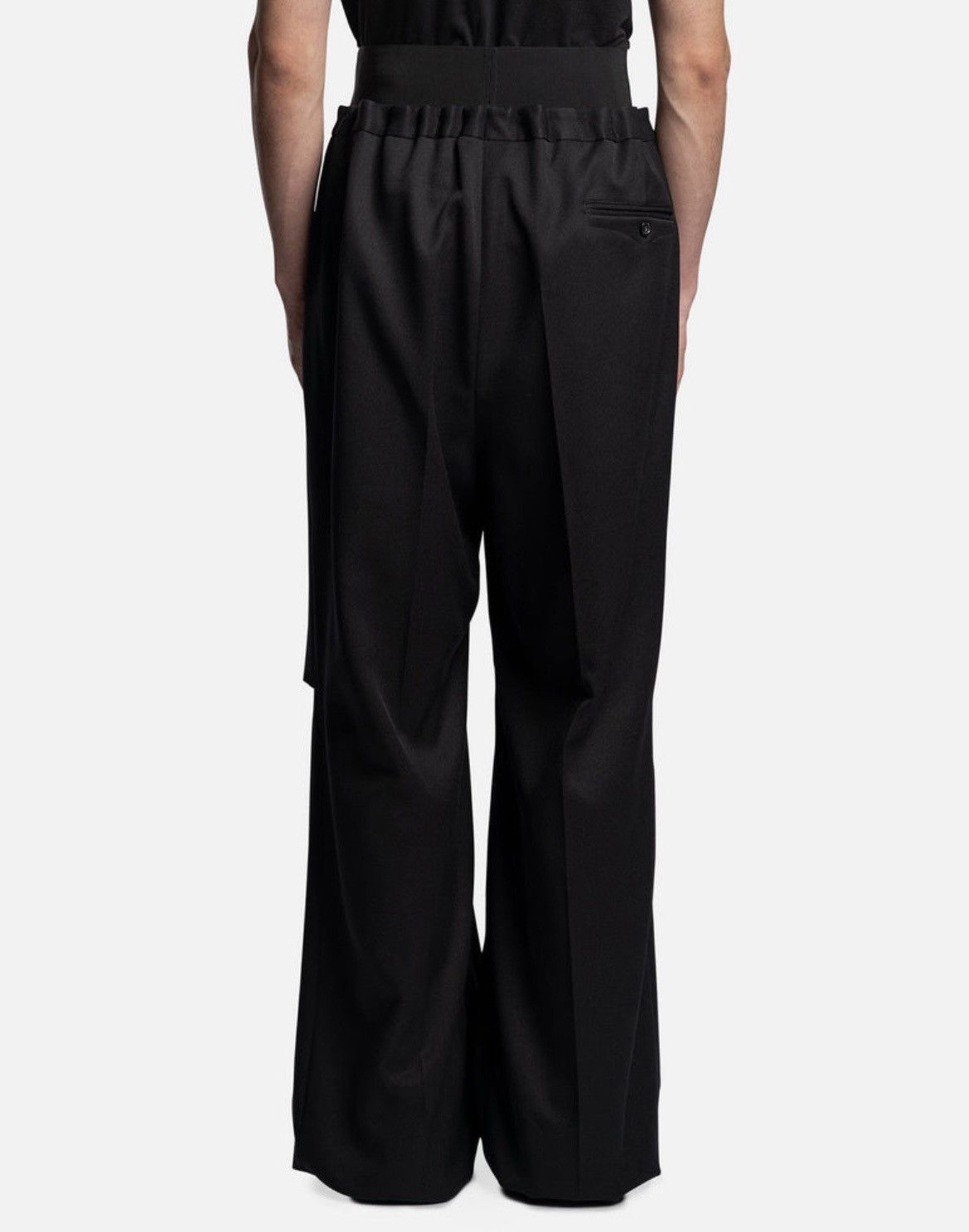 Raf Simons Raf Simons wool wide-leg flared trousers Size US 30 / EU 46 - 3 Thumbnail