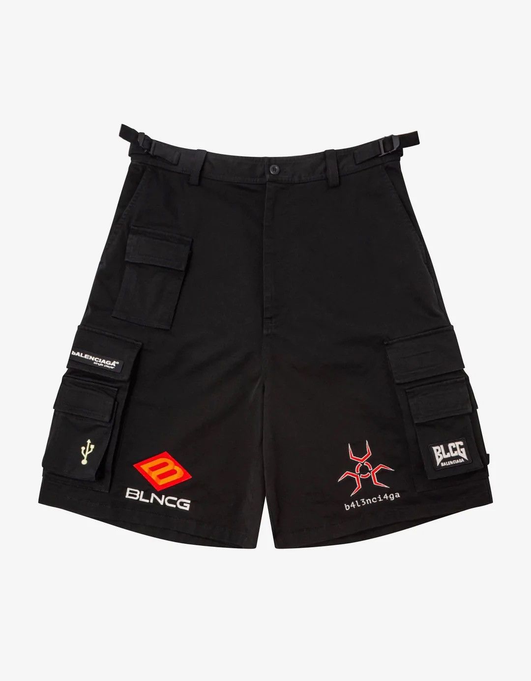 Balenciaga Balenciaga Gamer Shorts Size US 34 / EU 50 - 3 Thumbnail