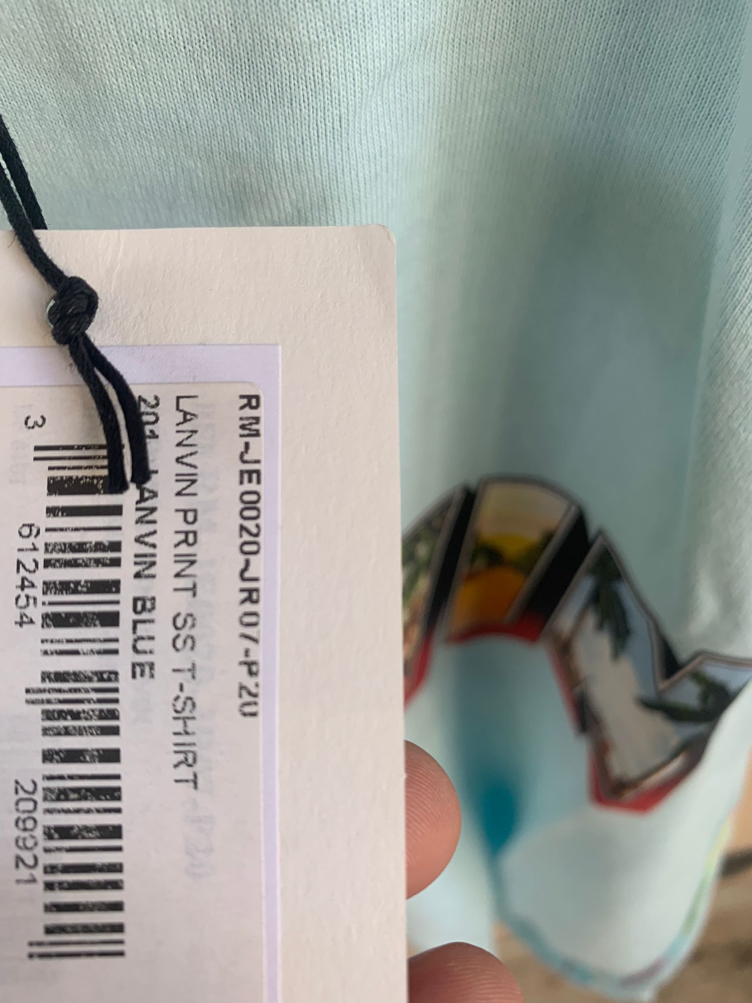 Lanvin Greetings from Lanvin Tee, SS Size US S / EU 44-46 / 1 - 17 Thumbnail