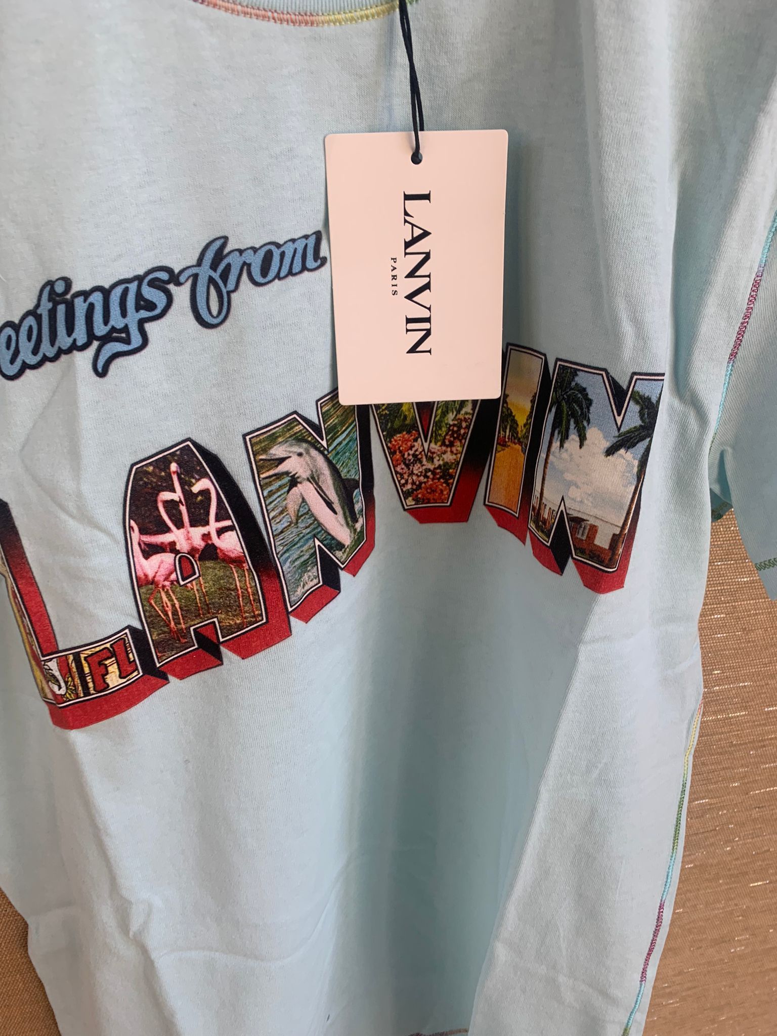 Lanvin Greetings from Lanvin Tee, SS Size US S / EU 44-46 / 1 - 15 Thumbnail