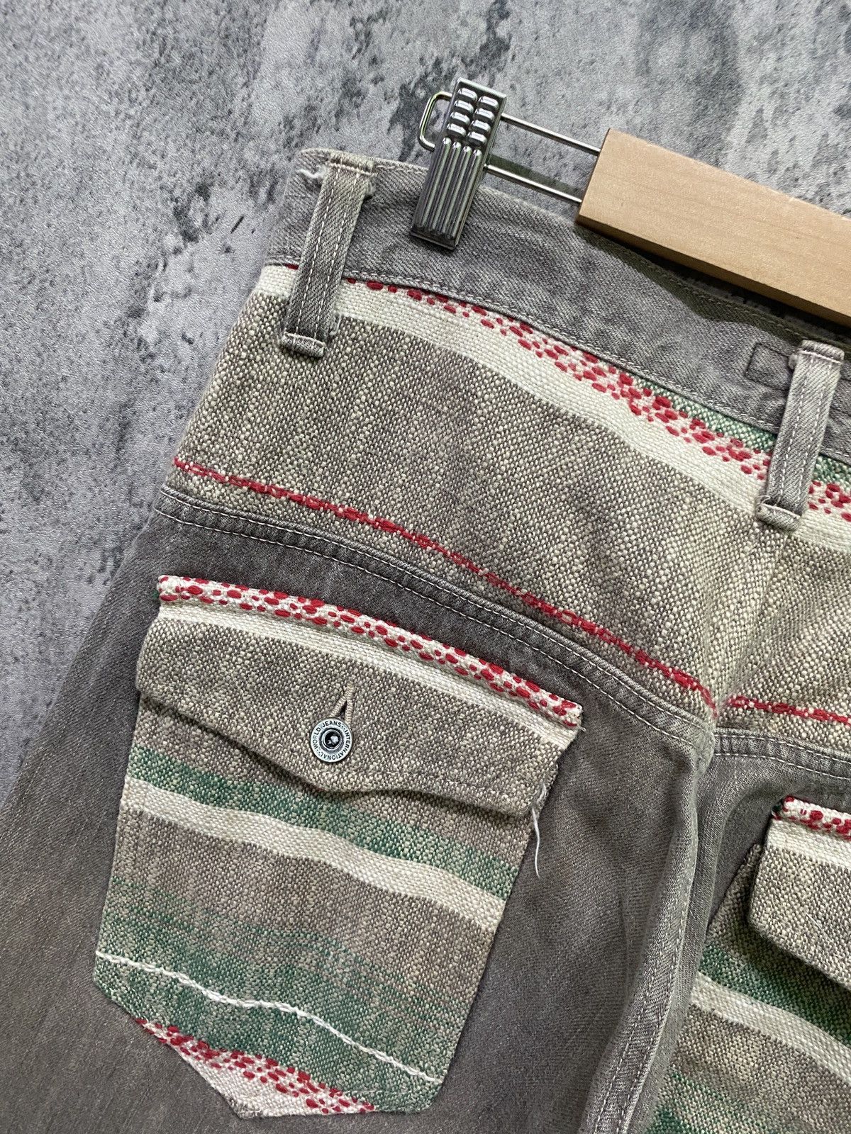 Japanese CONCAVE ATTEMPT Navajo Pattern Pants
