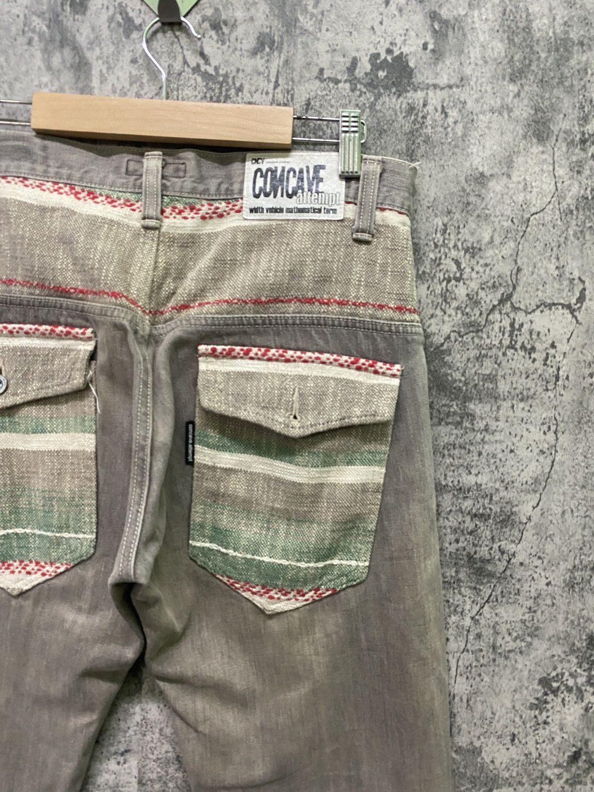 Japanese CONCAVE ATTEMPT Navajo Pattern Pants