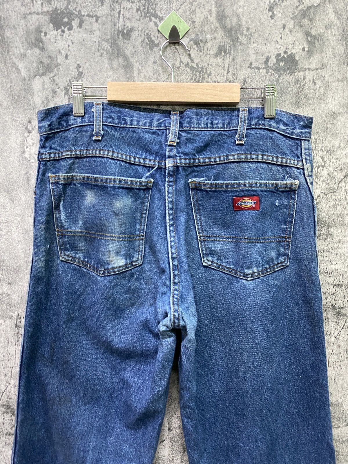 Designer × Dickies Dickies Blue Jeans Workwear Distressed Denim Size US 32 / EU 48 - 12 Thumbnail