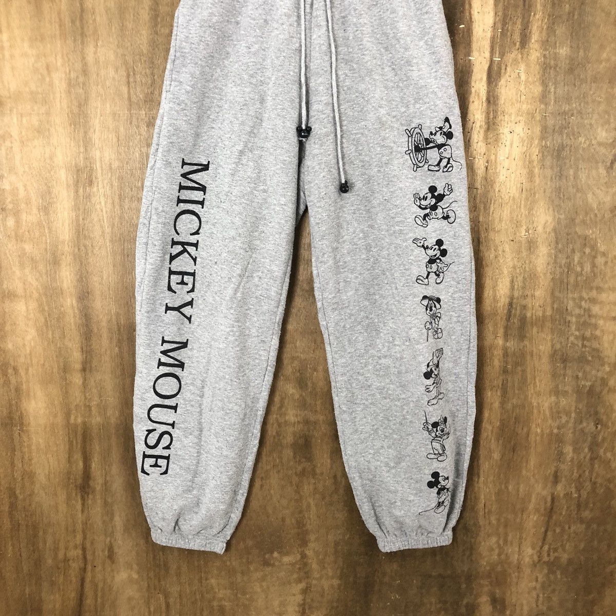 Disney × Mickey Mouse Disney Mickey Mouse Grey Joggers pants #6181 Size US 30 / EU 46 - 3 Thumbnail