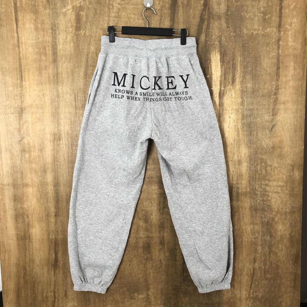 Disney × Mickey Mouse Disney Mickey Mouse Grey Joggers pants #6181 Size US 30 / EU 46 - 7 Thumbnail