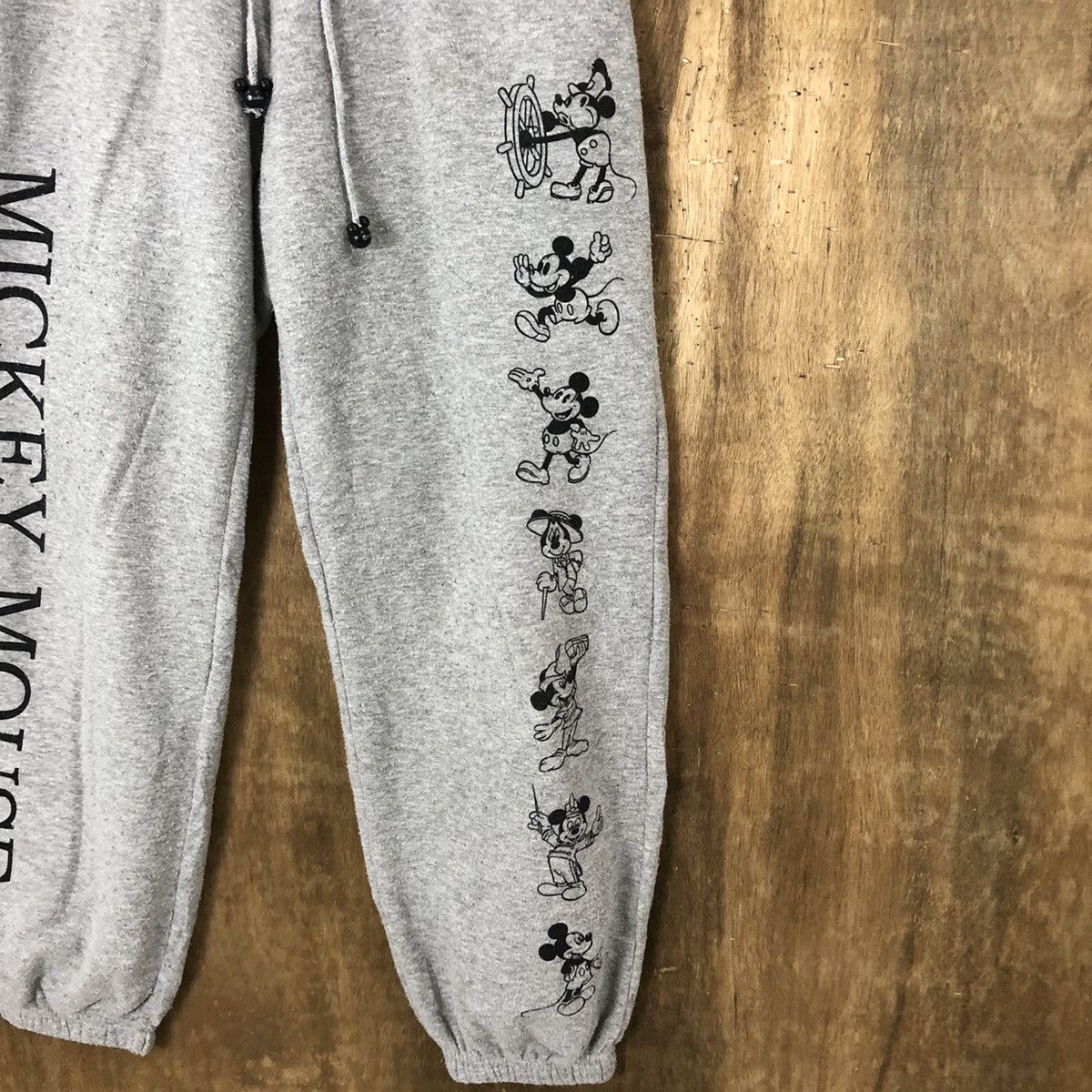 Disney × Mickey Mouse Disney Mickey Mouse Grey Joggers pants #6181 Size US 30 / EU 46 - 5 Thumbnail