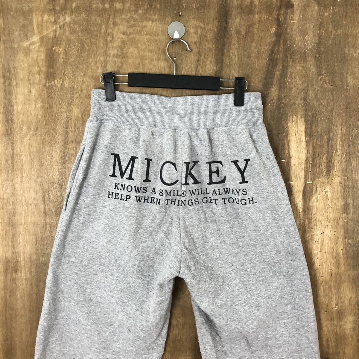 Disney × Mickey Mouse Disney Mickey Mouse Grey Joggers pants #6181 Size US 30 / EU 46 - 8 Thumbnail