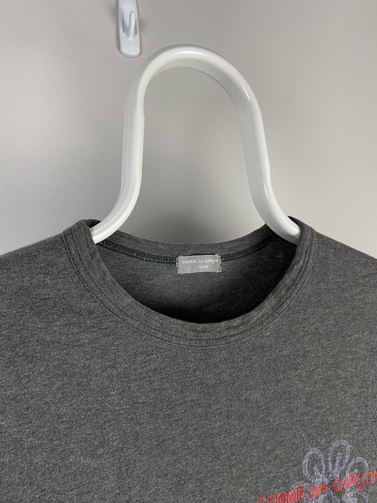 Comme des Garcons 2001 CDG Flower Longsleeve Shirt Gray Size US M / EU 48-50 / 2 - 5 Thumbnail
