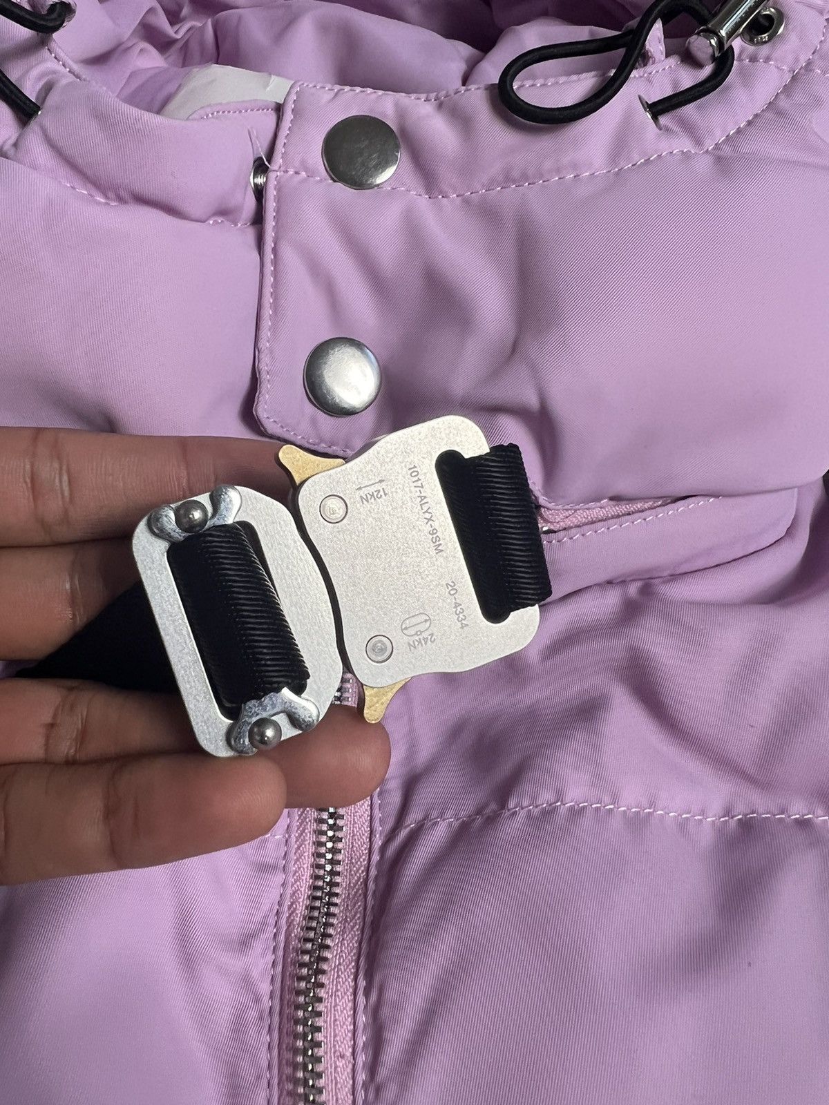 1017 ALYX 9SM 1017ALYX9SM Pink Puffer Jacket Size US XL / EU 56 / 4 - 2 Thumbnail