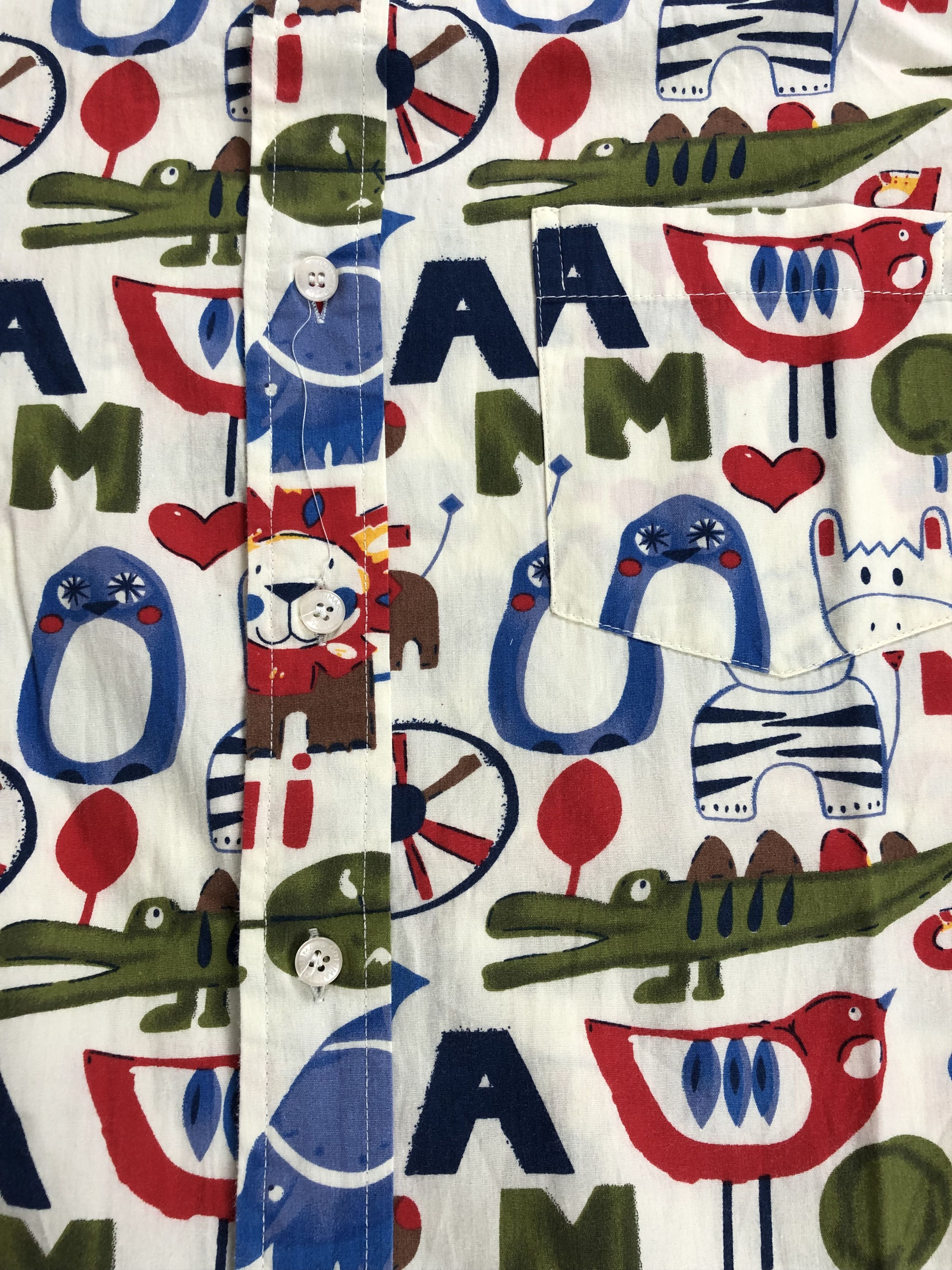 Other Animal Shirt Crocodile Elephant Giraffe Hawaiian Shirt Size US M / EU 48-50 / 2 - 3 Thumbnail