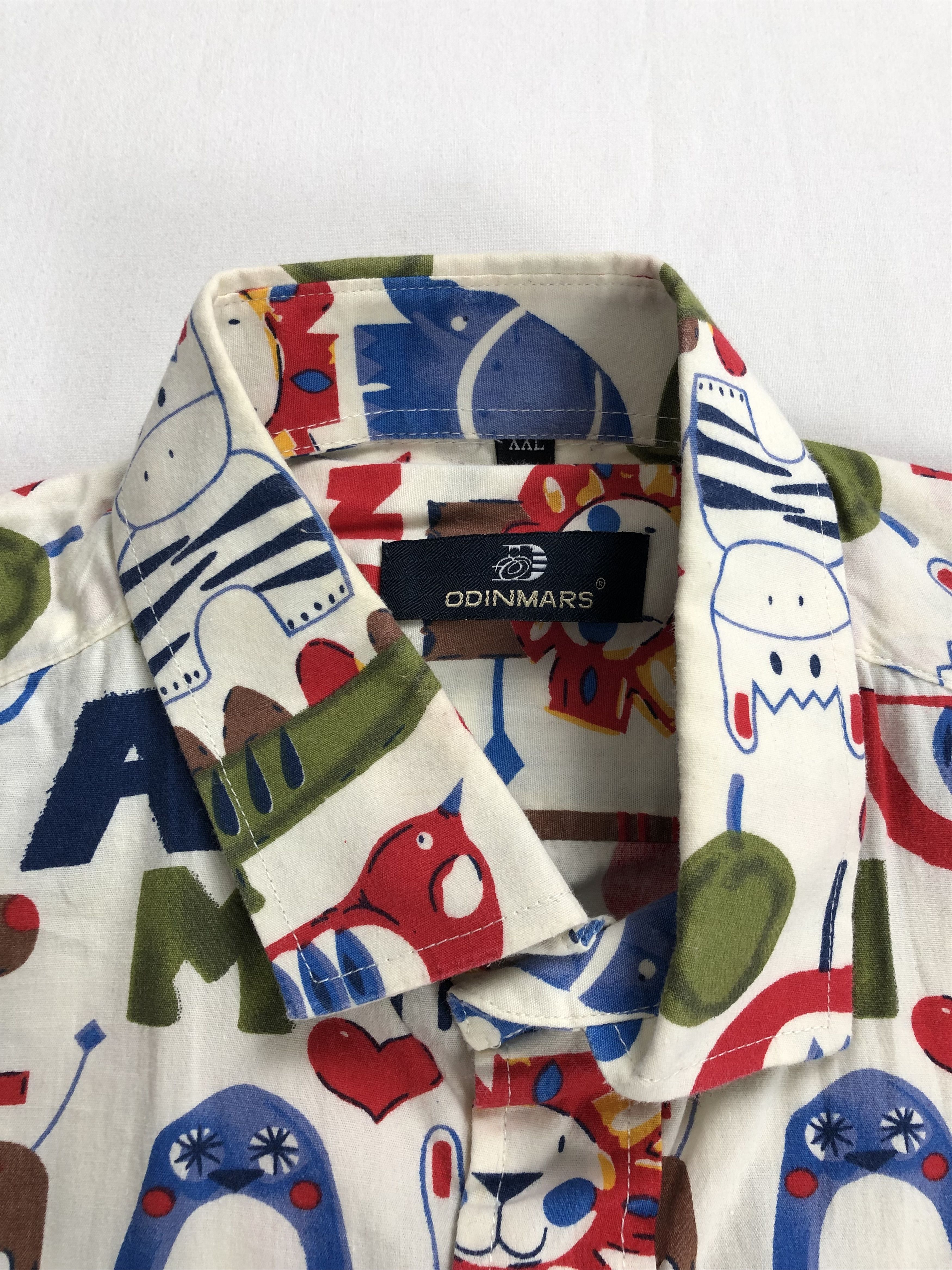 Other Animal Shirt Crocodile Elephant Giraffe Hawaiian Shirt Size US M / EU 48-50 / 2 - 4 Thumbnail