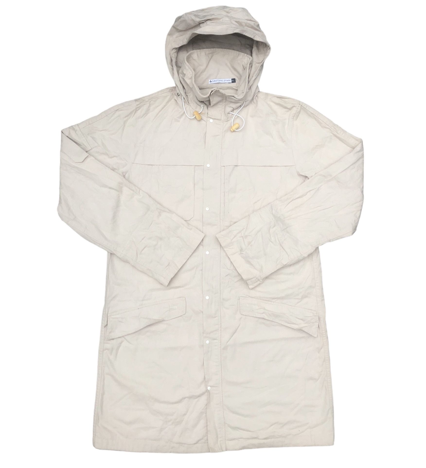 CHRISTOPHE LEMAIRE Archived Long Trench Coat Jacket Designer