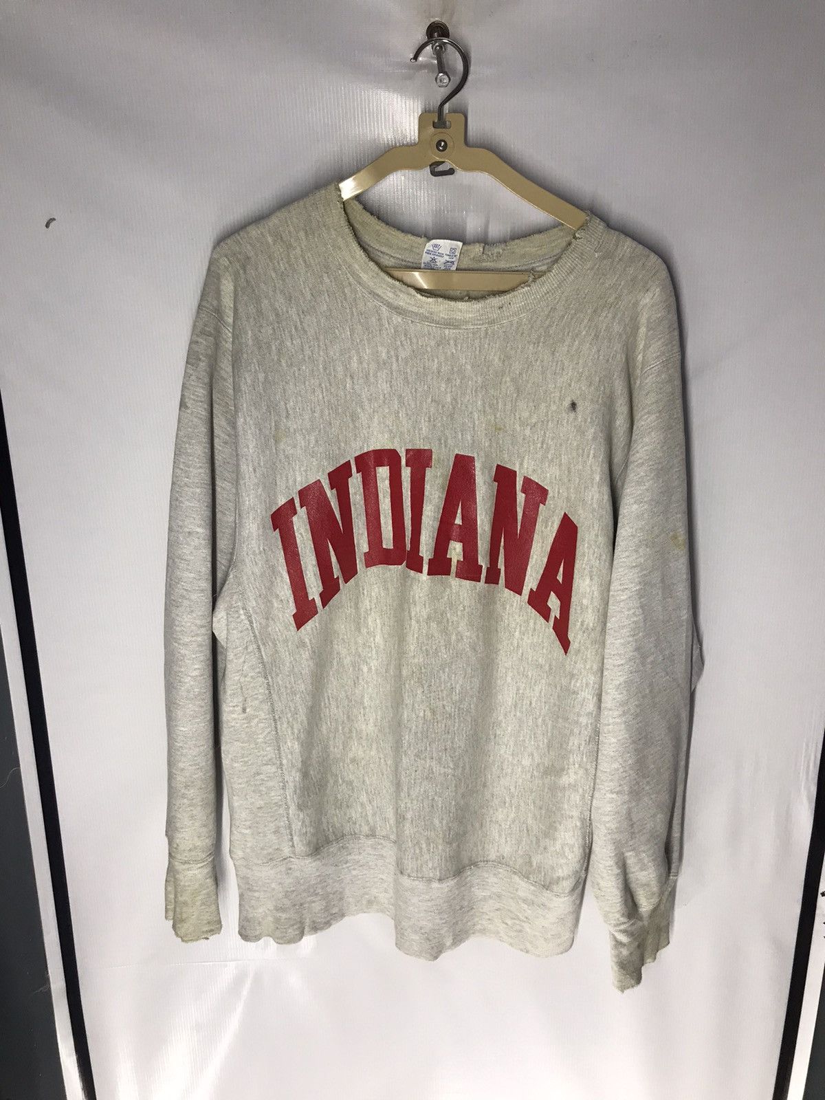 Champion × Vintage Vintage Indiana champion distressed sweatshirt Size US L / EU 52-54 / 3 - 8 Thumbnail