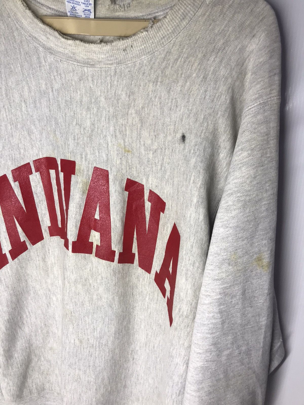Champion × Vintage Vintage Indiana champion distressed sweatshirt Size US L / EU 52-54 / 3 - 5 Thumbnail