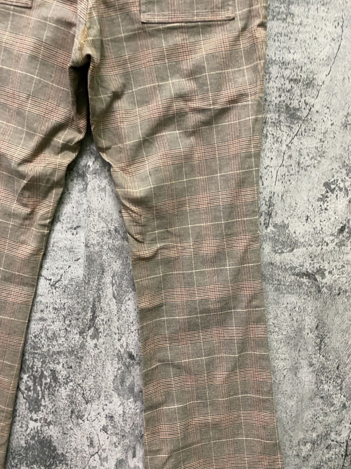 Designer × Japanese Brand Japanese ORIRIN Flared Checked Bush Pant Size US 29 - 16 Thumbnail