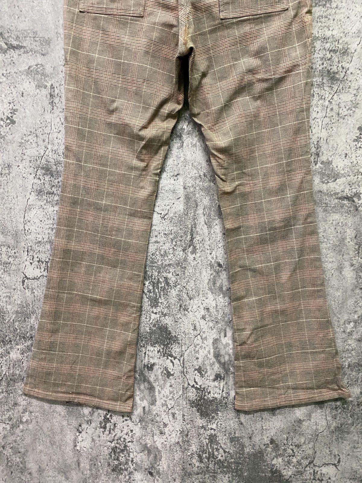 Designer × Japanese Brand Japanese ORIRIN Flared Checked Bush Pant Size US 29 - 20 Thumbnail
