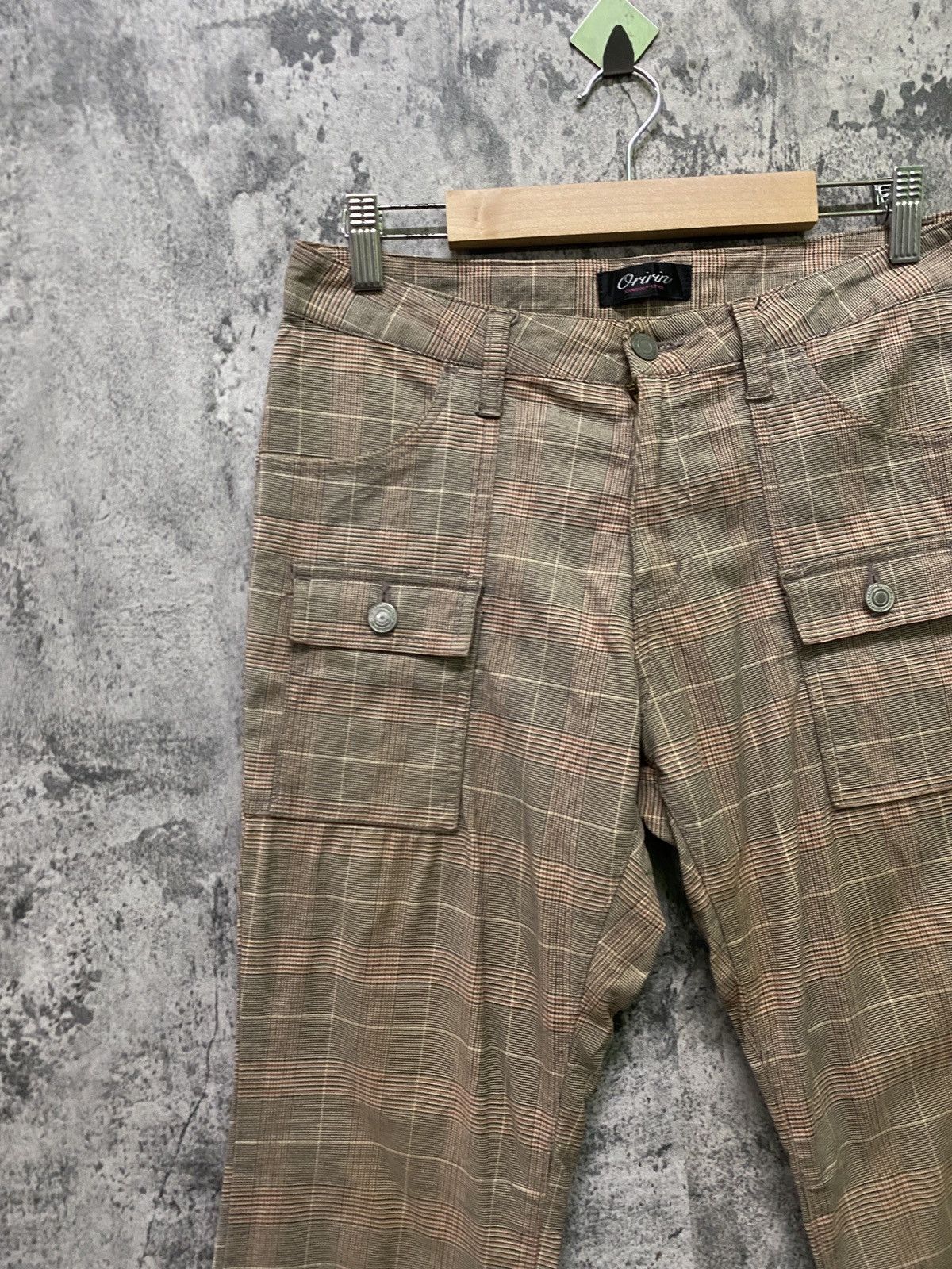 Designer × Japanese Brand Japanese ORIRIN Flared Checked Bush Pant Size US 29 - 4 Thumbnail