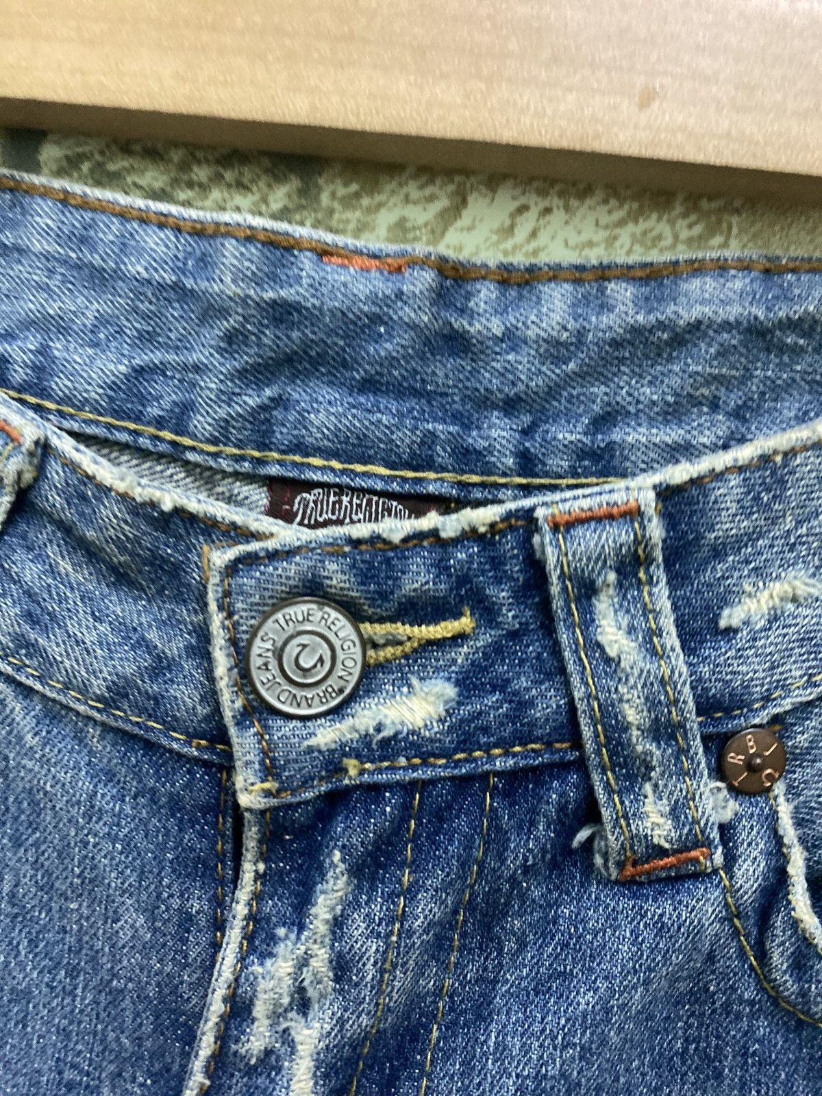True Religion TRUE RELIGION Jeans Ripped Distressed Low Rise Denim Size US 28 / EU 44 - 9 Thumbnail