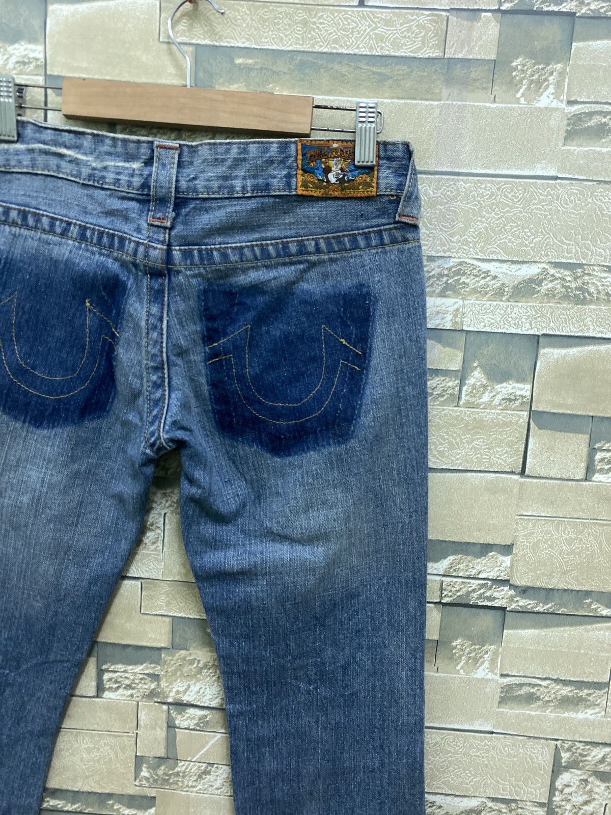 True Religion TRUE RELIGION Jeans Ripped Distressed Low Rise Denim Size US 28 / EU 44 - 13 Thumbnail