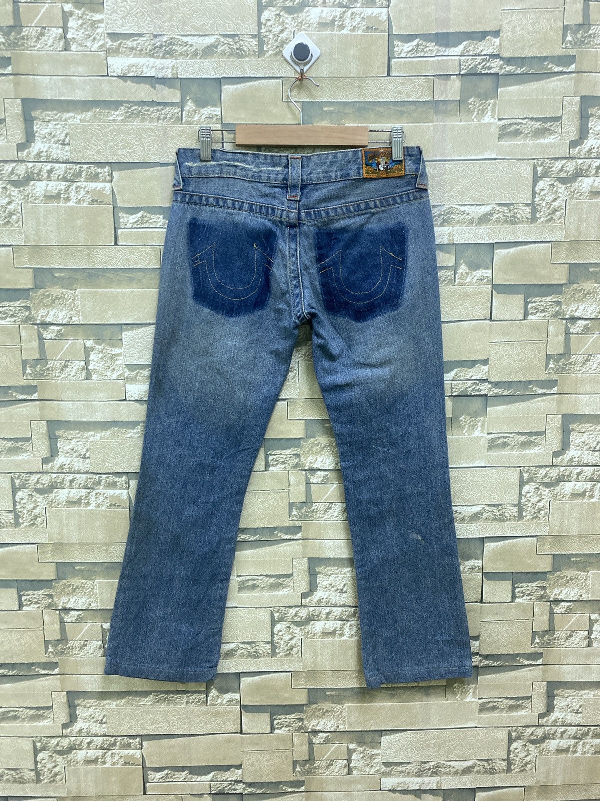 True Religion TRUE RELIGION Jeans Ripped Distressed Low Rise Denim Size US 28 / EU 44 - 2 Thumbnail