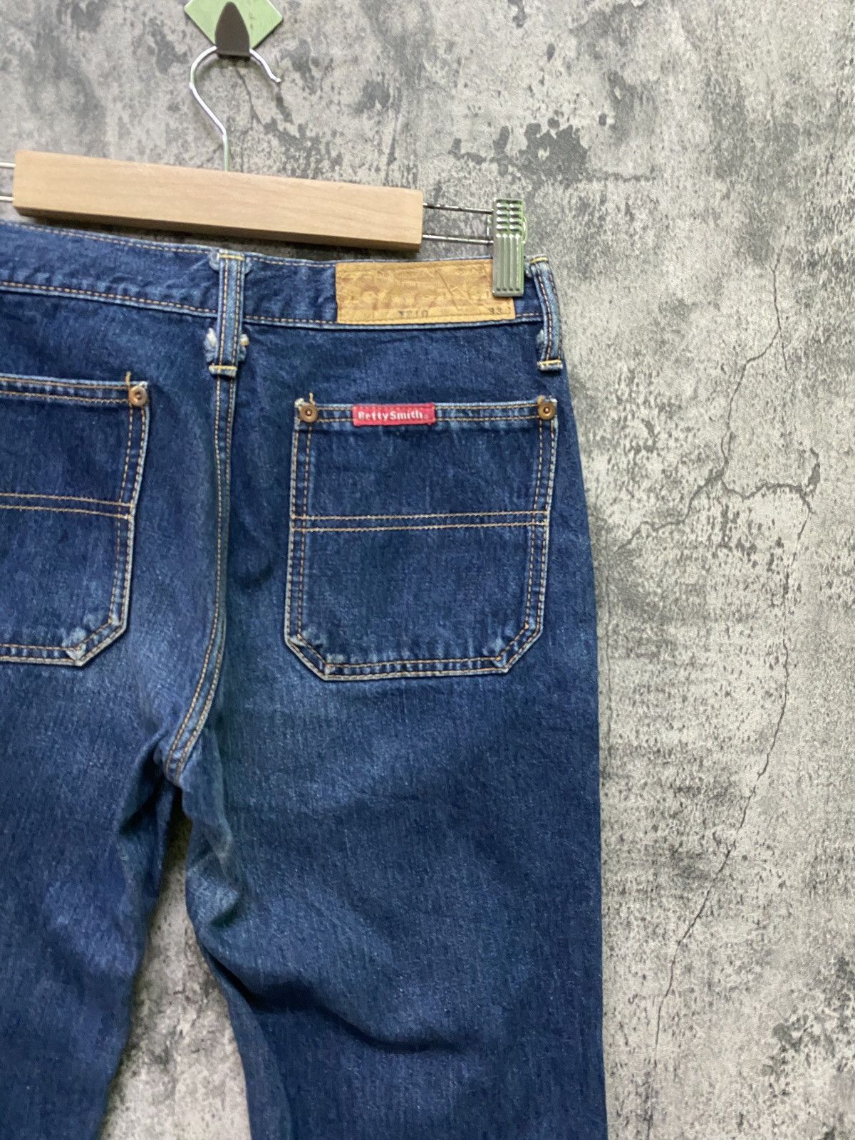 Designer × Japanese Brand BETTY SMITH Bush Wide Leg Flared Denim Pants Size US 27 - 13 Thumbnail