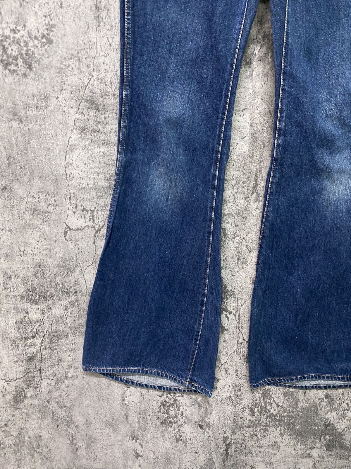 Designer × Japanese Brand BETTY SMITH Bush Wide Leg Flared Denim Pants Size US 27 - 6 Thumbnail