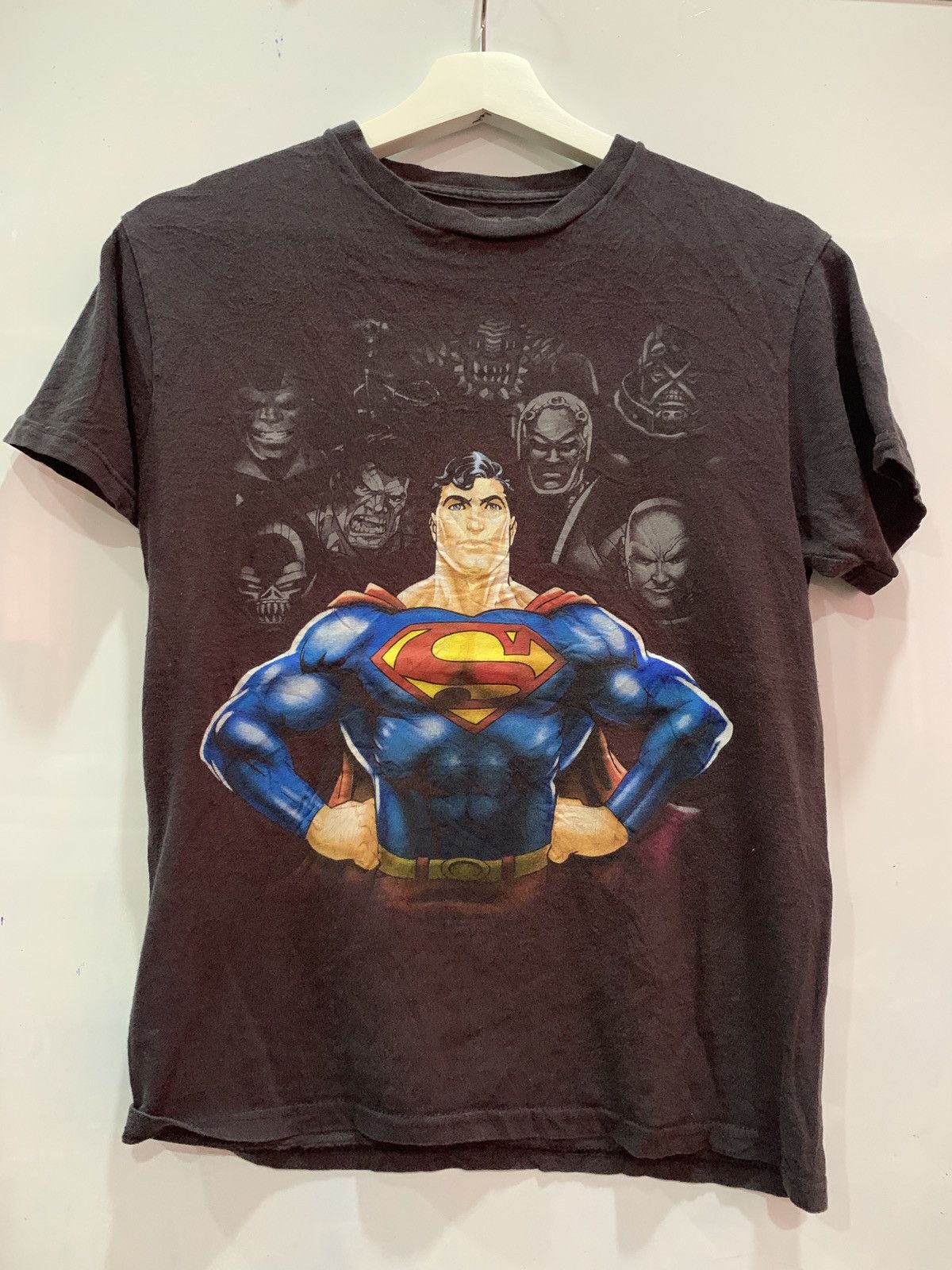 image of Vintage Superman Vd17 in Black, Men's (Size Medium)
