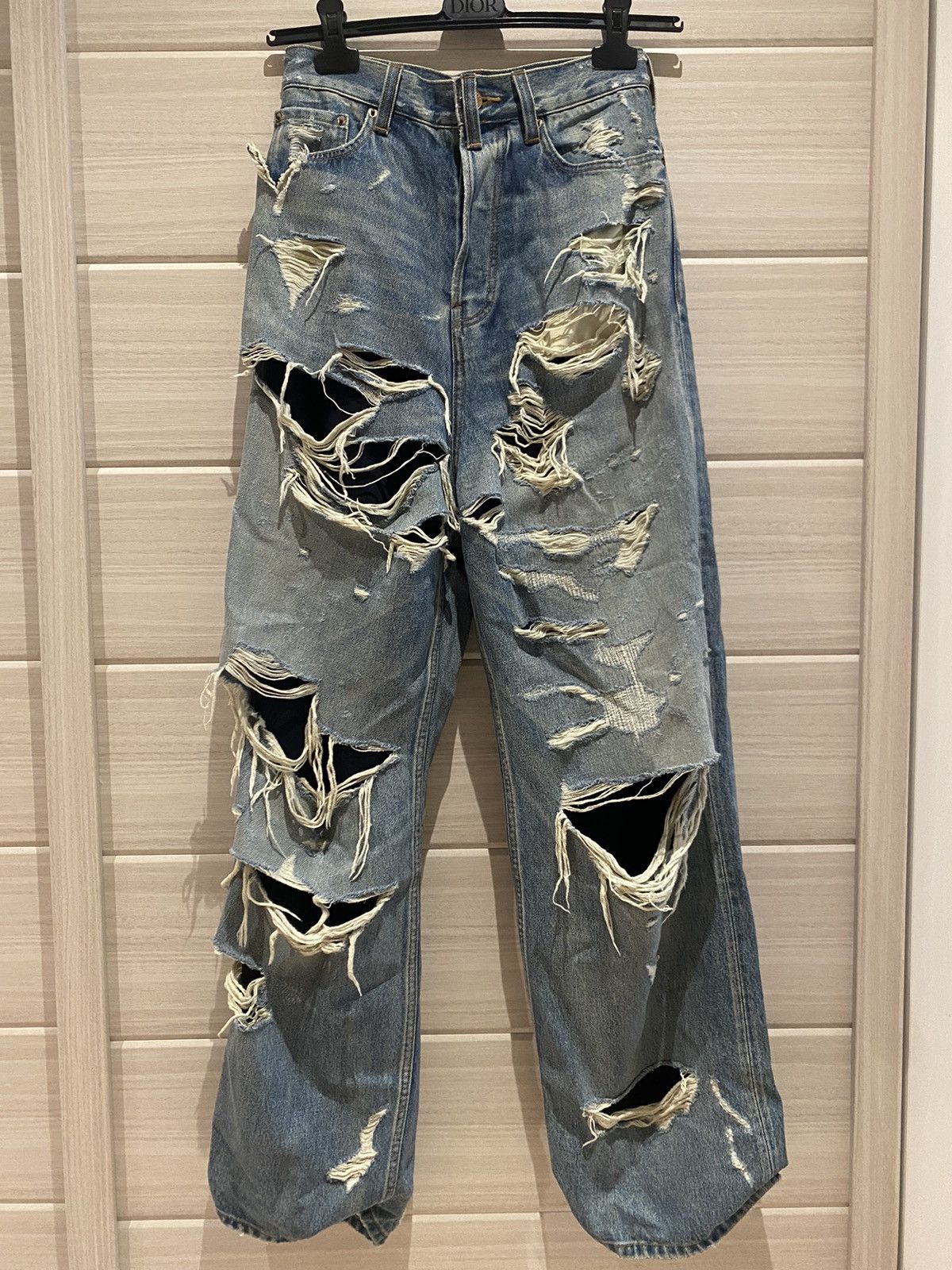 Balenciaga Fw21 Distressed Jeans | Grailed