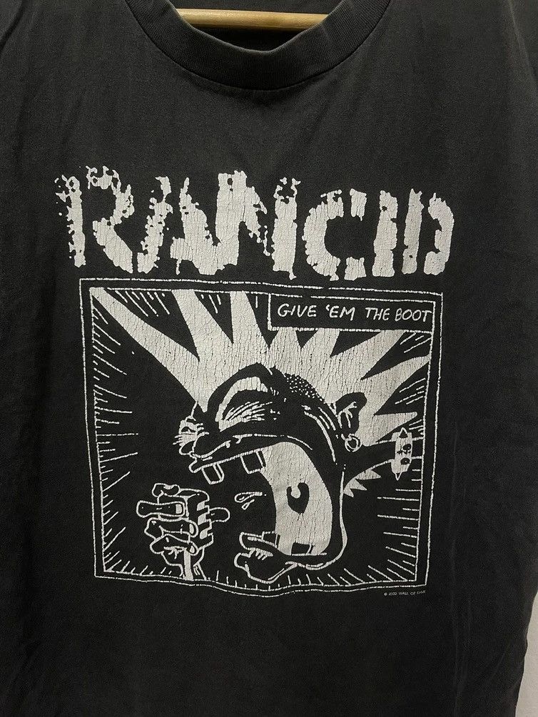 Japanese Brand × Vintage Vintage Rancid Mohawk Punk Style Tshirt Size US XS / EU 42 / 0 - 2 Thumbnail