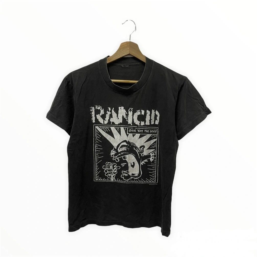 Japanese Brand × Vintage Vintage Rancid Mohawk Punk Style Tshirt Size US XS / EU 42 / 0 - 1 Thumbnail
