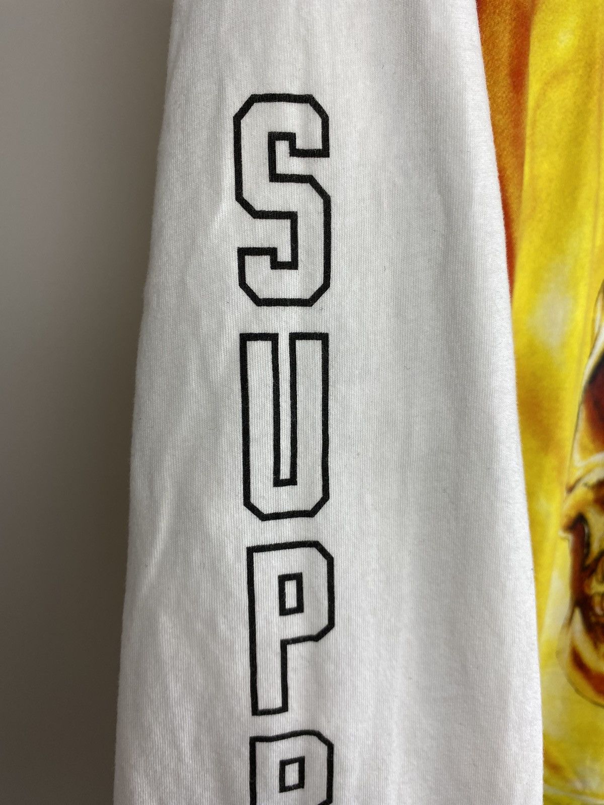 Supreme 2019 Supreme Ghost Rider Raglan Longsleeve Tee Shirt White Size US M / EU 48-50 / 2 - 6 Thumbnail