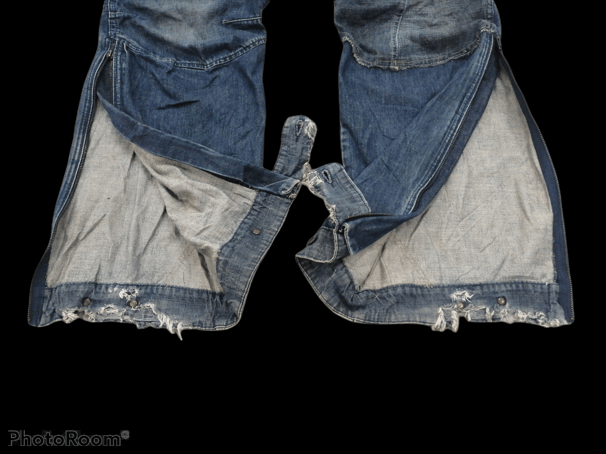 G-Star G Star Raw Biker Distressed Denim Bondage Pants Size US 36 / EU 52 - 6 Thumbnail