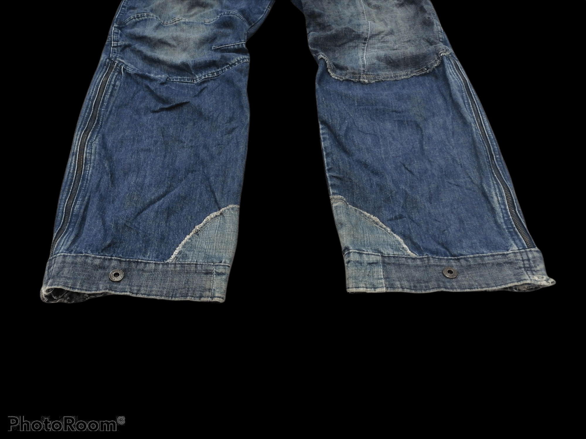 G-Star G Star Raw Biker Distressed Denim Bondage Pants Size US 36 / EU 52 - 5 Thumbnail