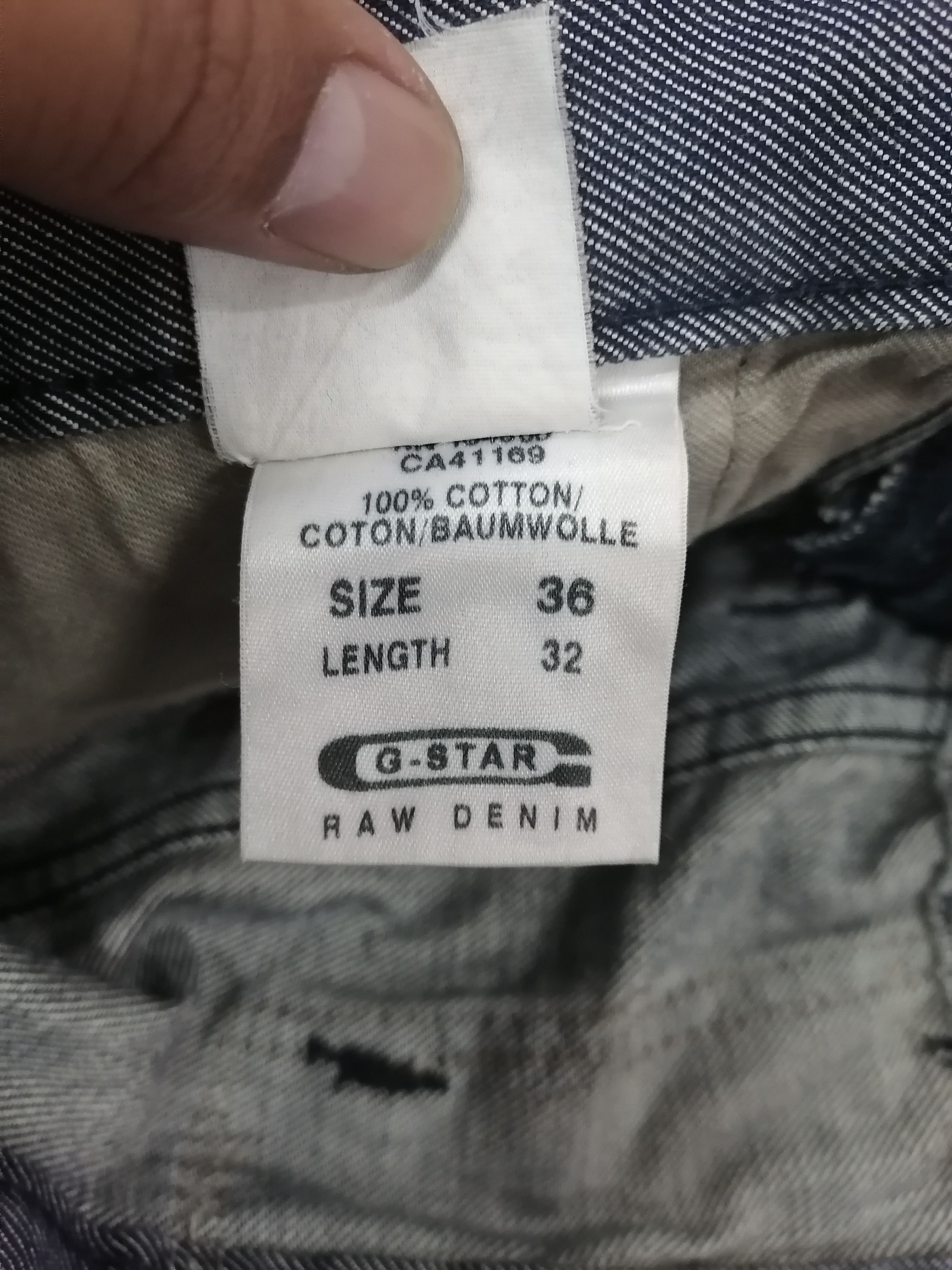 G-Star G Star Raw Biker Distressed Denim Bondage Pants Size US 36 / EU 52 - 13 Thumbnail