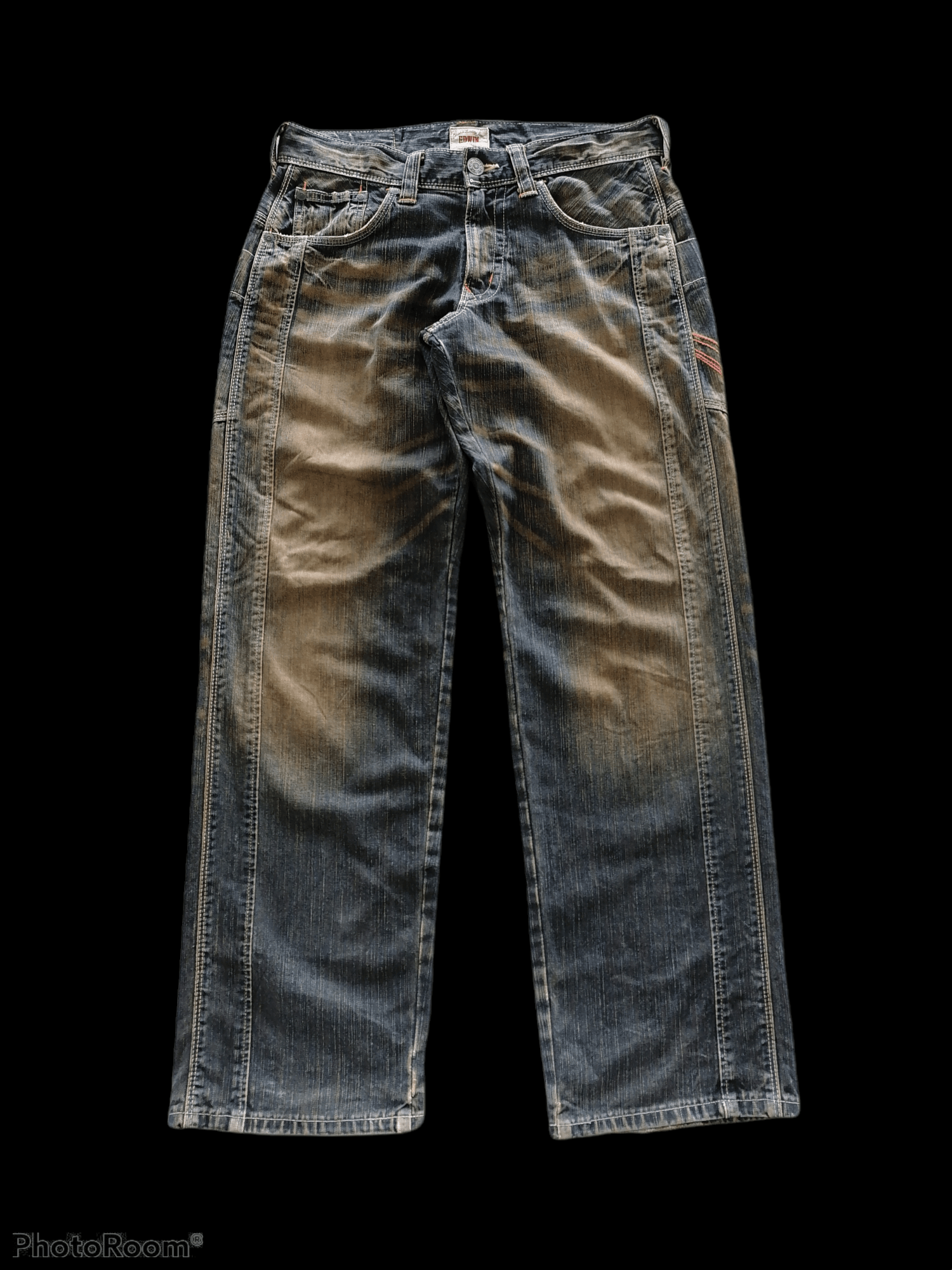 Japanese Brand Edwin Exclusive Vintage Rusty Distressed Denim Pants Size US 32 / EU 48 - 1 Thumbnail