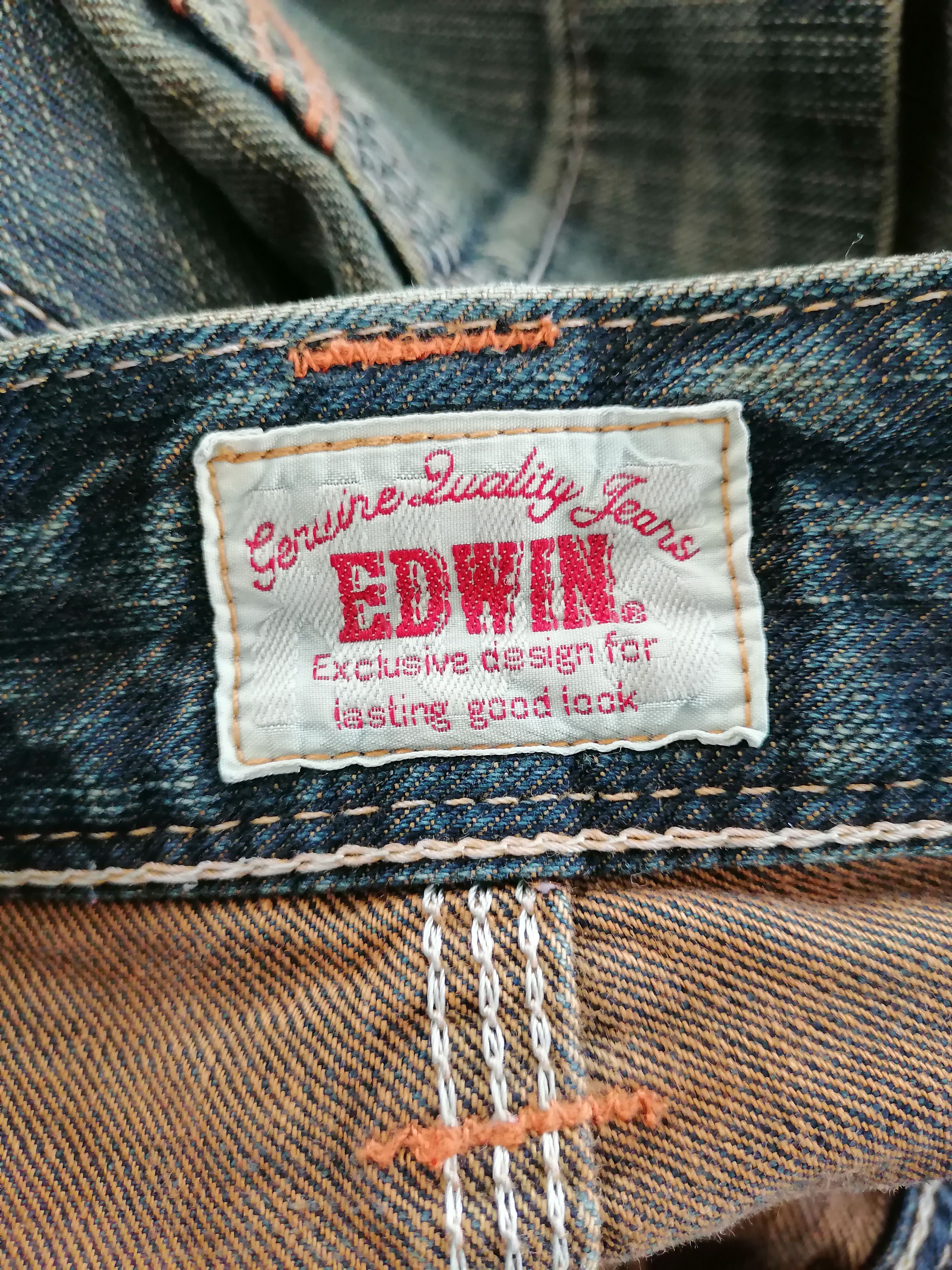 Japanese Brand Edwin Exclusive Vintage Rusty Distressed Denim Pants Size US 32 / EU 48 - 9 Thumbnail
