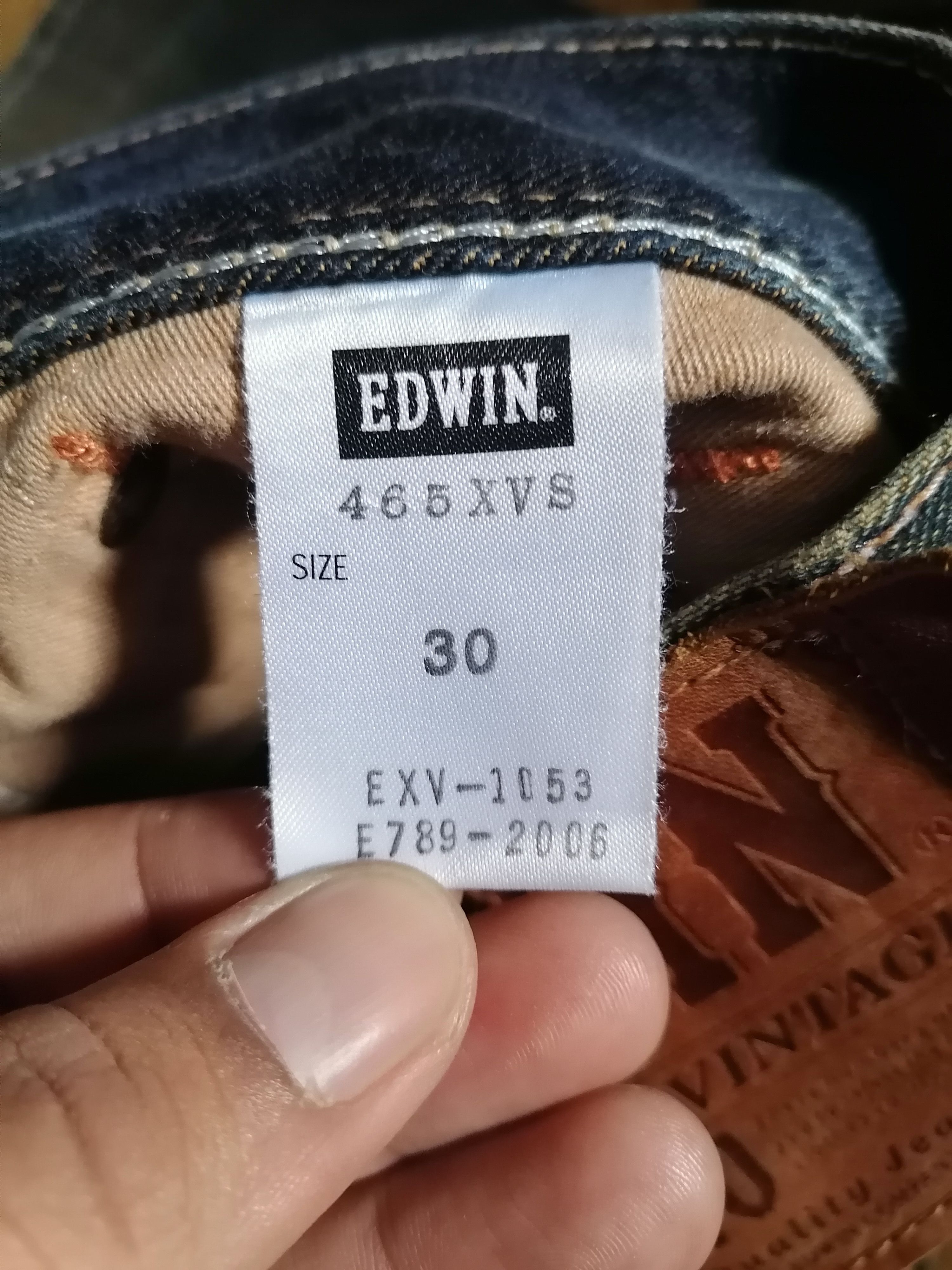 Japanese Brand Edwin Exclusive Vintage Rusty Distressed Denim Pants Size US 32 / EU 48 - 10 Thumbnail