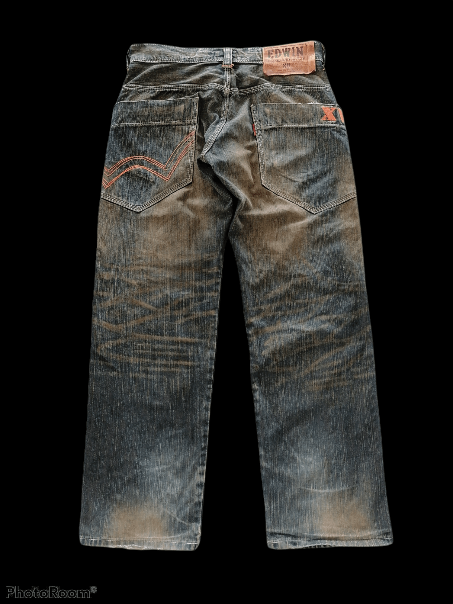Japanese Brand Edwin Exclusive Vintage Rusty Distressed Denim Pants Size US 32 / EU 48 - 5 Thumbnail