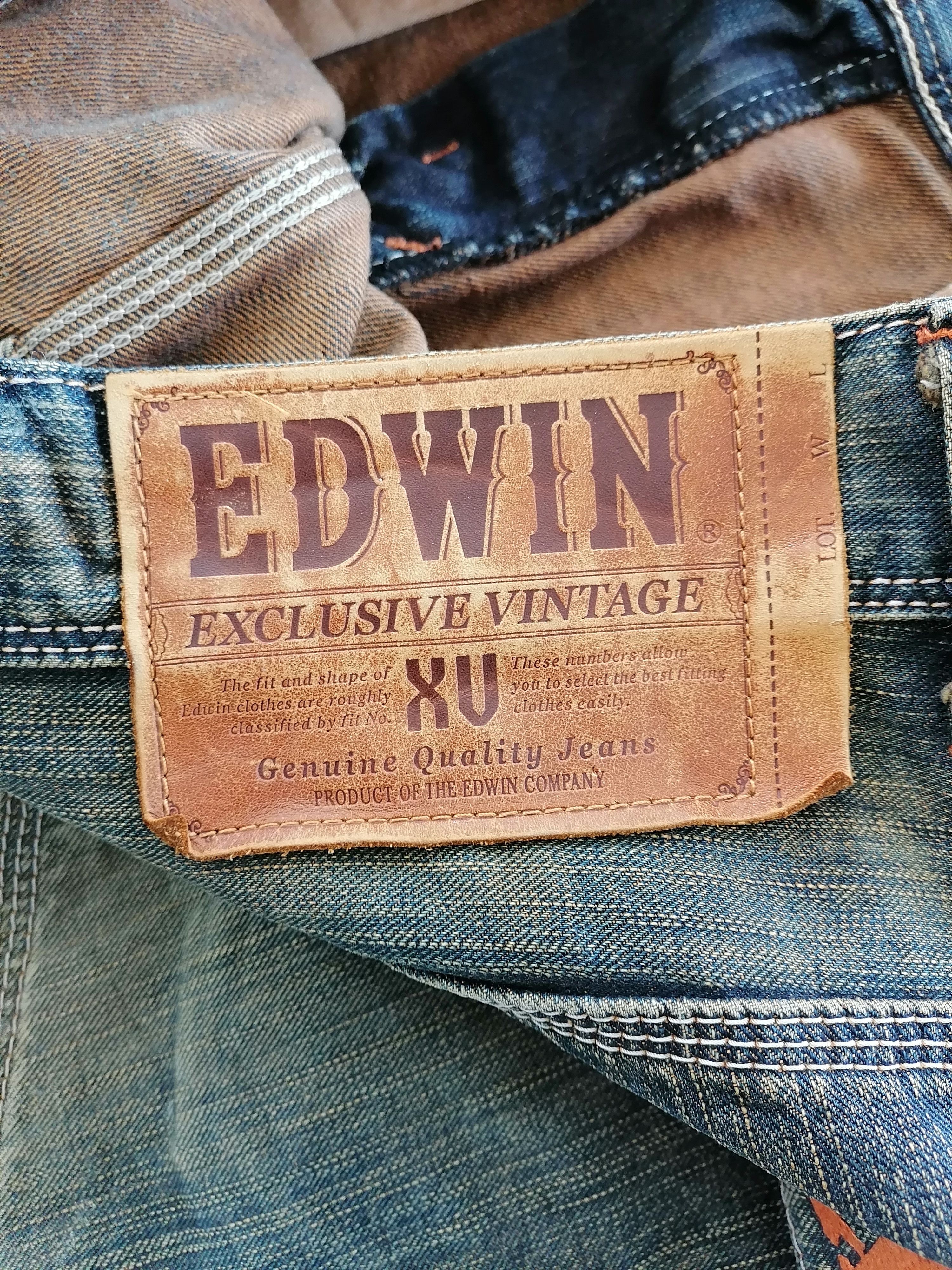 Japanese Brand Edwin Exclusive Vintage Rusty Distressed Denim Pants Size US 32 / EU 48 - 8 Thumbnail