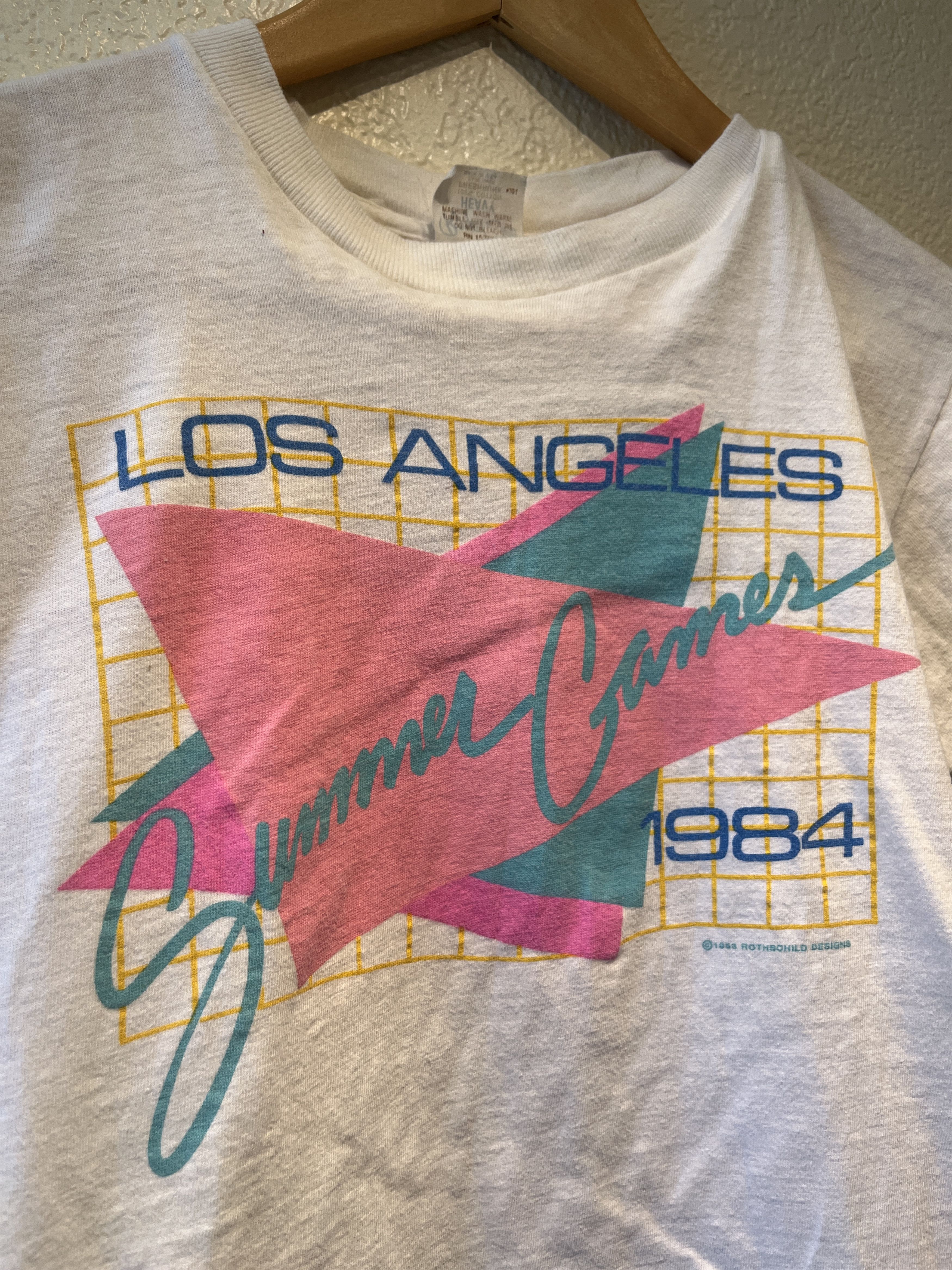 USA Olympics Vintage LA Olympics 1984 T-Shirt Size Small Size US XXS / EU 40 - 6 Thumbnail