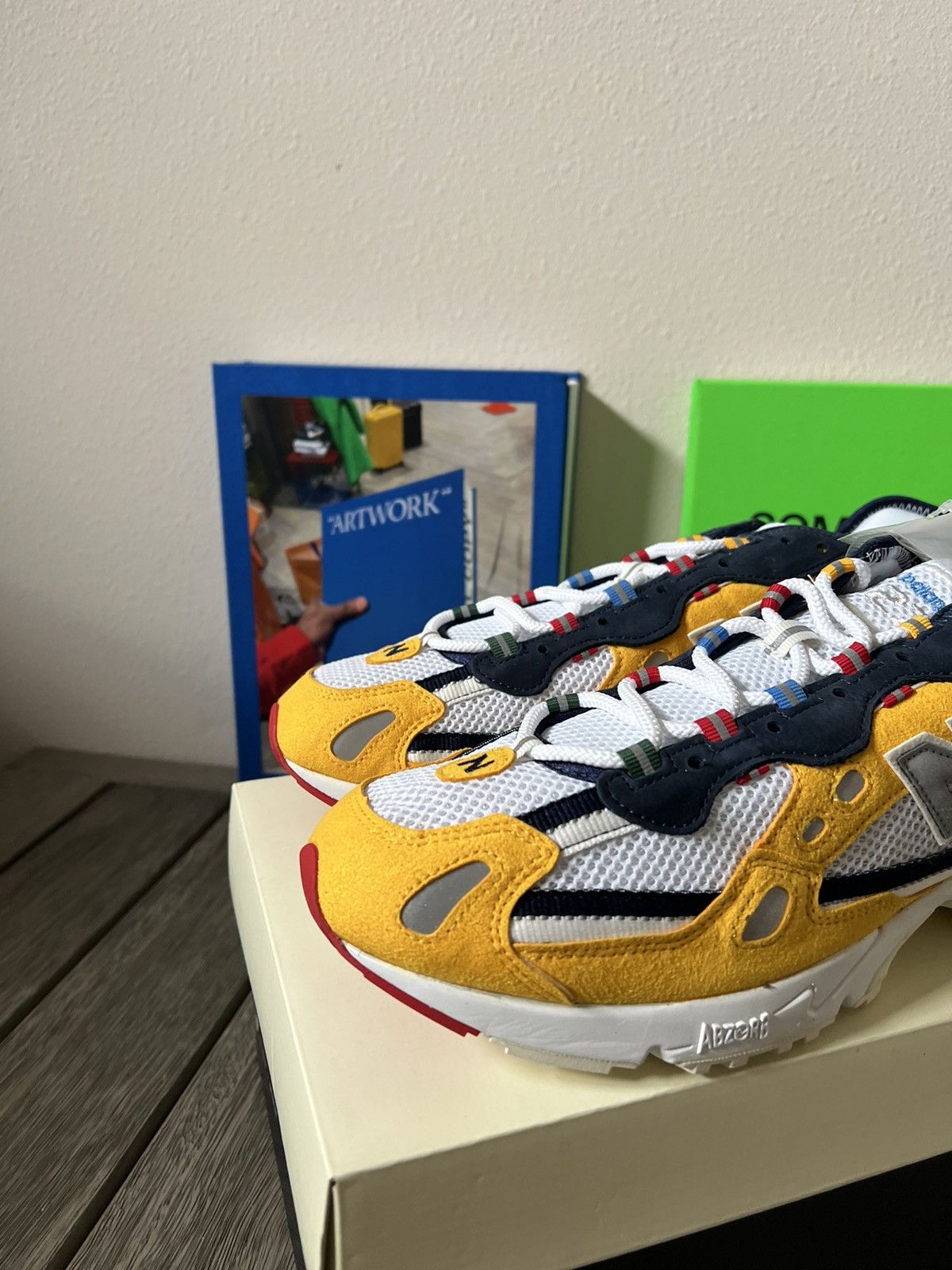 Aime Leon Dore × New Balance Aime Leon Dore x New Balance 827 Yellow Size US 13 / EU 46 - 2 Thumbnail