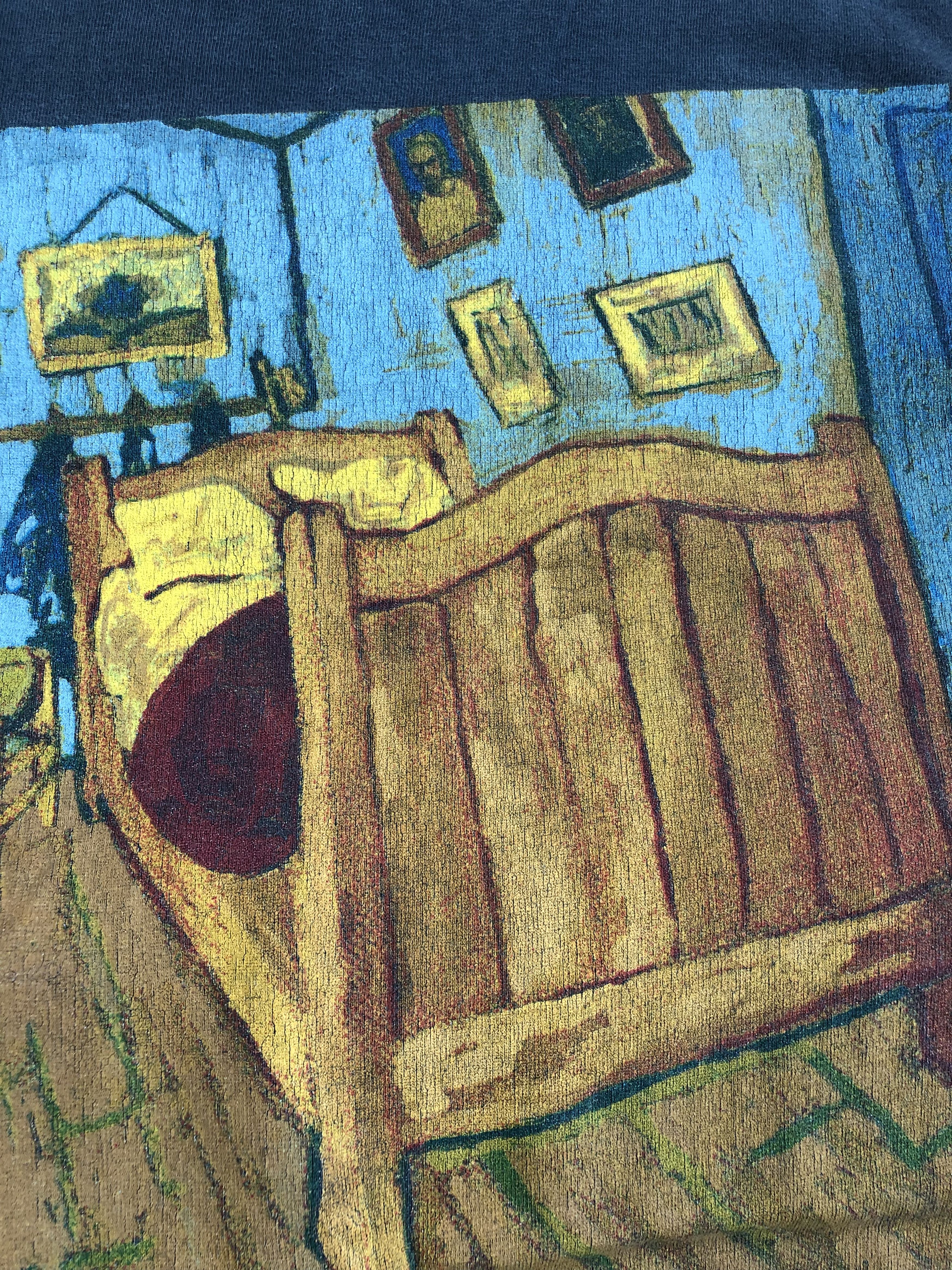 Vintage Vintage 90s Vincent van Gogh Vincent's Bedroom t-shirt Size US L / EU 52-54 / 3 - 4 Thumbnail