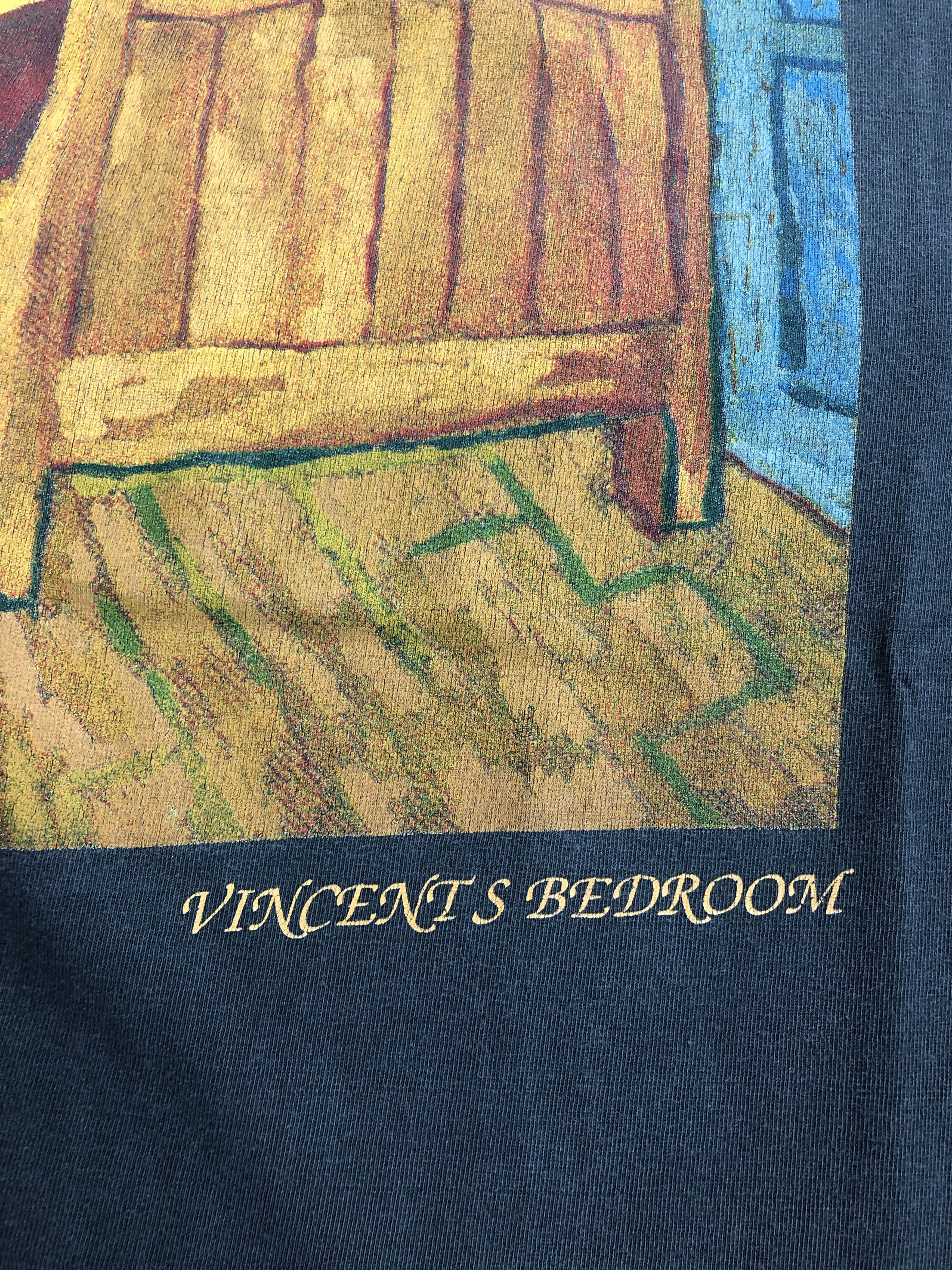 Vintage Vintage 90s Vincent van Gogh Vincent's Bedroom t-shirt Size US L / EU 52-54 / 3 - 5 Thumbnail