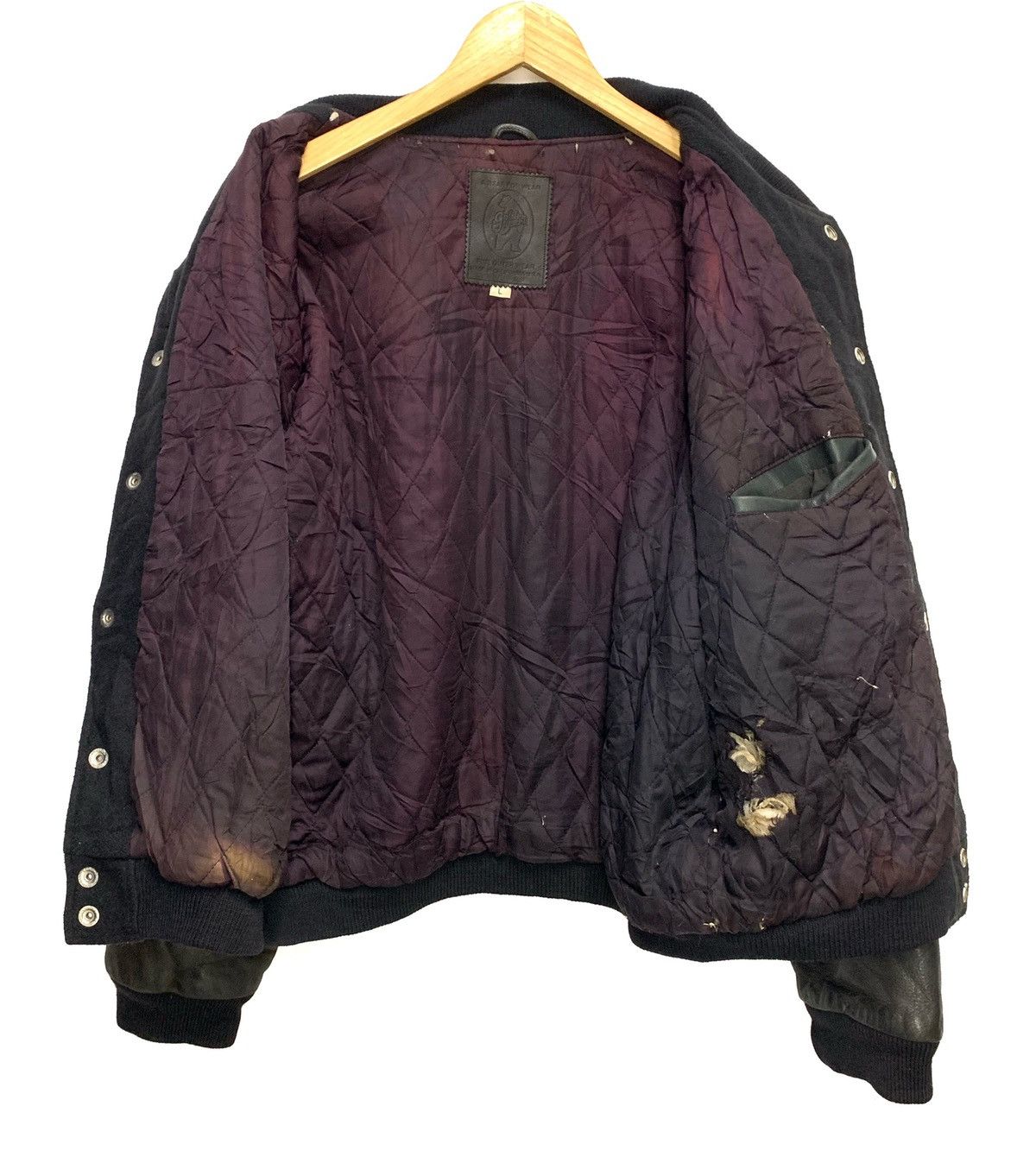 Golden Bear Vintage Golden Bear X Jack Daniel's 🇺🇸 Varsity Jacket Size US L / EU 52-54 / 3 - 10 Thumbnail