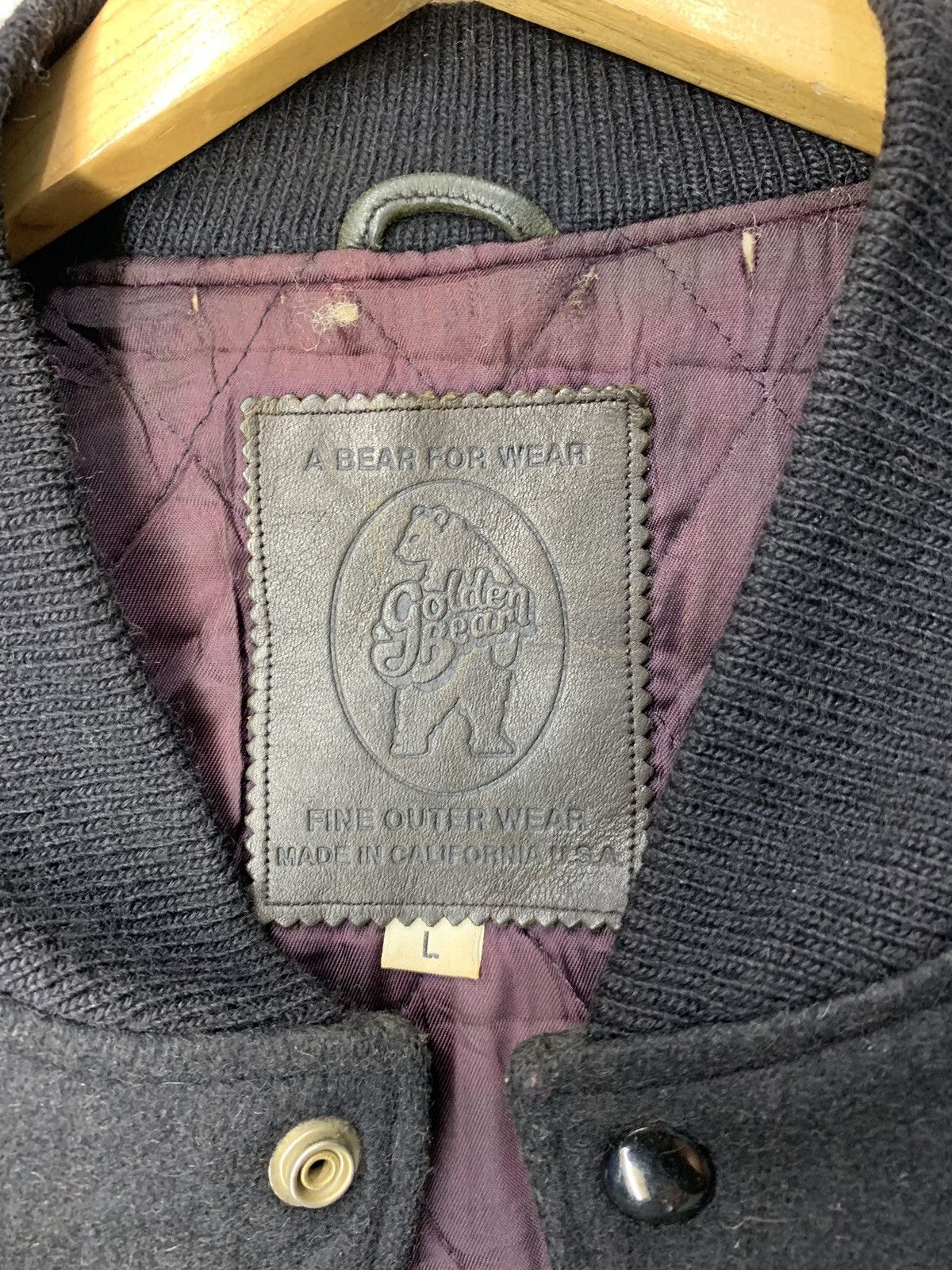 Golden Bear Vintage Golden Bear X Jack Daniel's 🇺🇸 Varsity Jacket Size US L / EU 52-54 / 3 - 11 Thumbnail