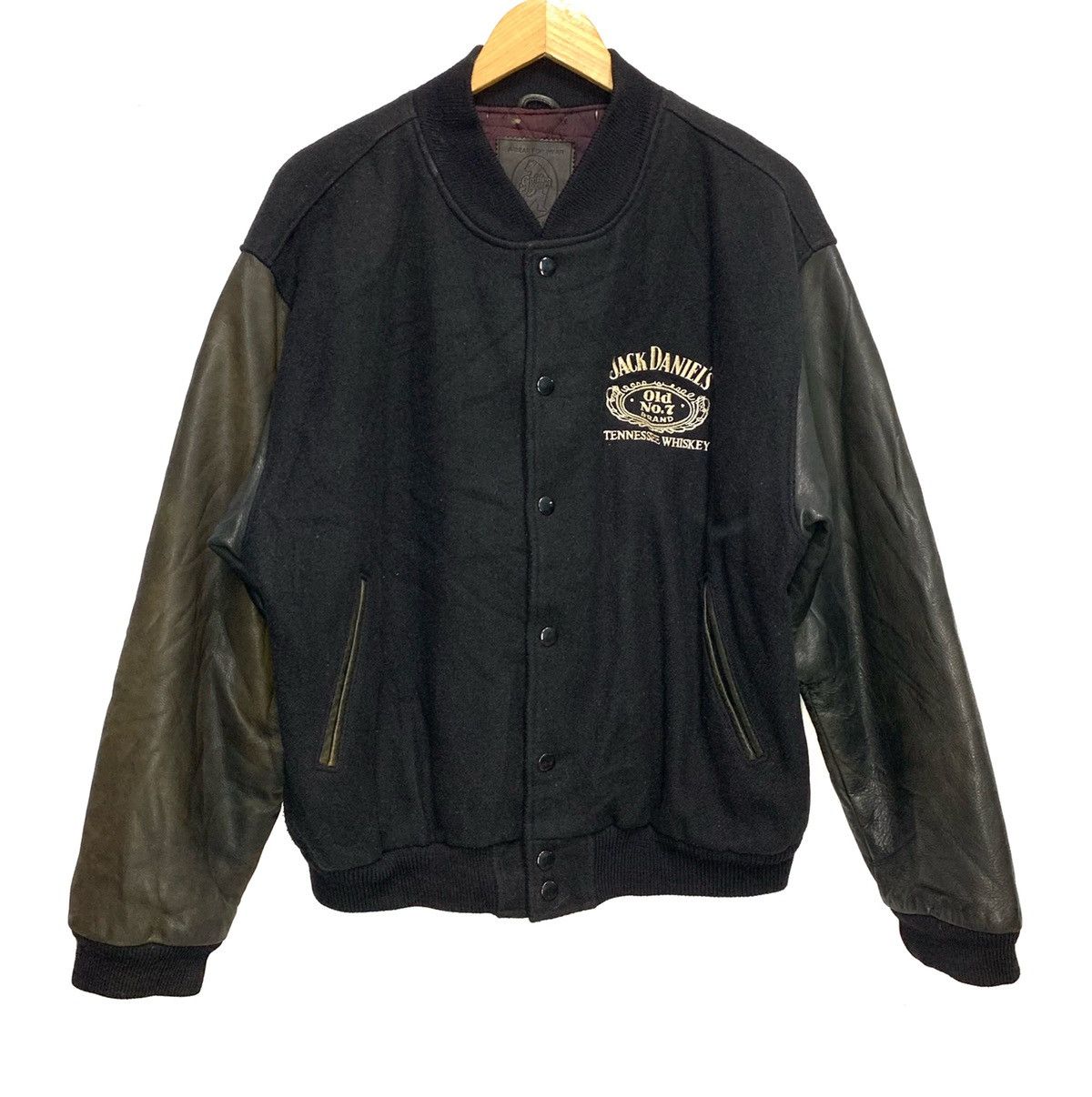 Golden Bear Vintage Golden Bear X Jack Daniel's 🇺🇸 Varsity Jacket Size US L / EU 52-54 / 3 - 3 Thumbnail