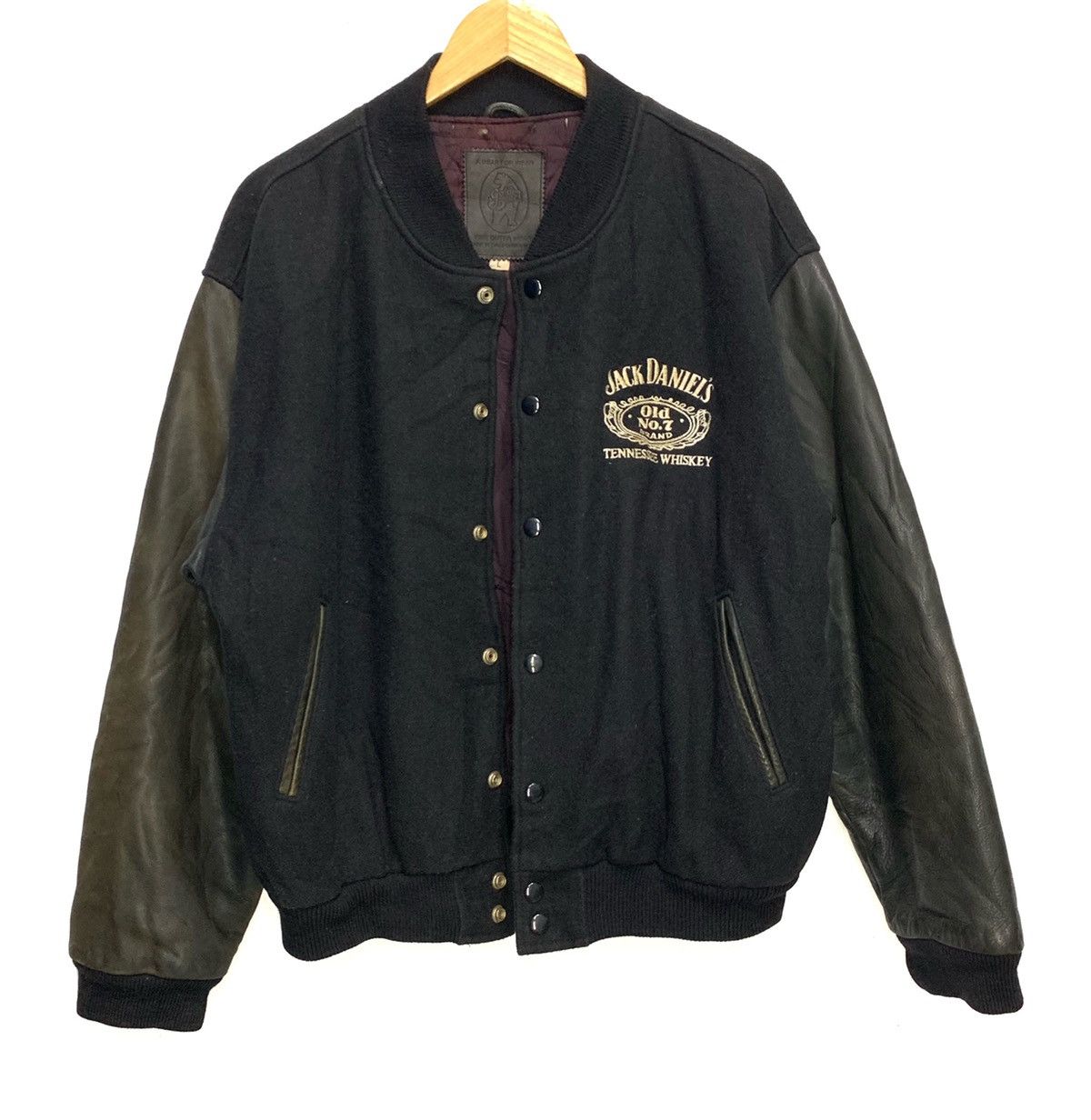 Golden Bear Vintage Golden Bear X Jack Daniel's 🇺🇸 Varsity Jacket Size US L / EU 52-54 / 3 - 8 Thumbnail