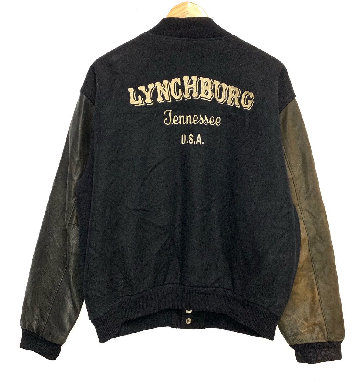 Golden Bear Vintage Golden Bear X Jack Daniel's 🇺🇸 Varsity Jacket Size US L / EU 52-54 / 3 - 4 Thumbnail