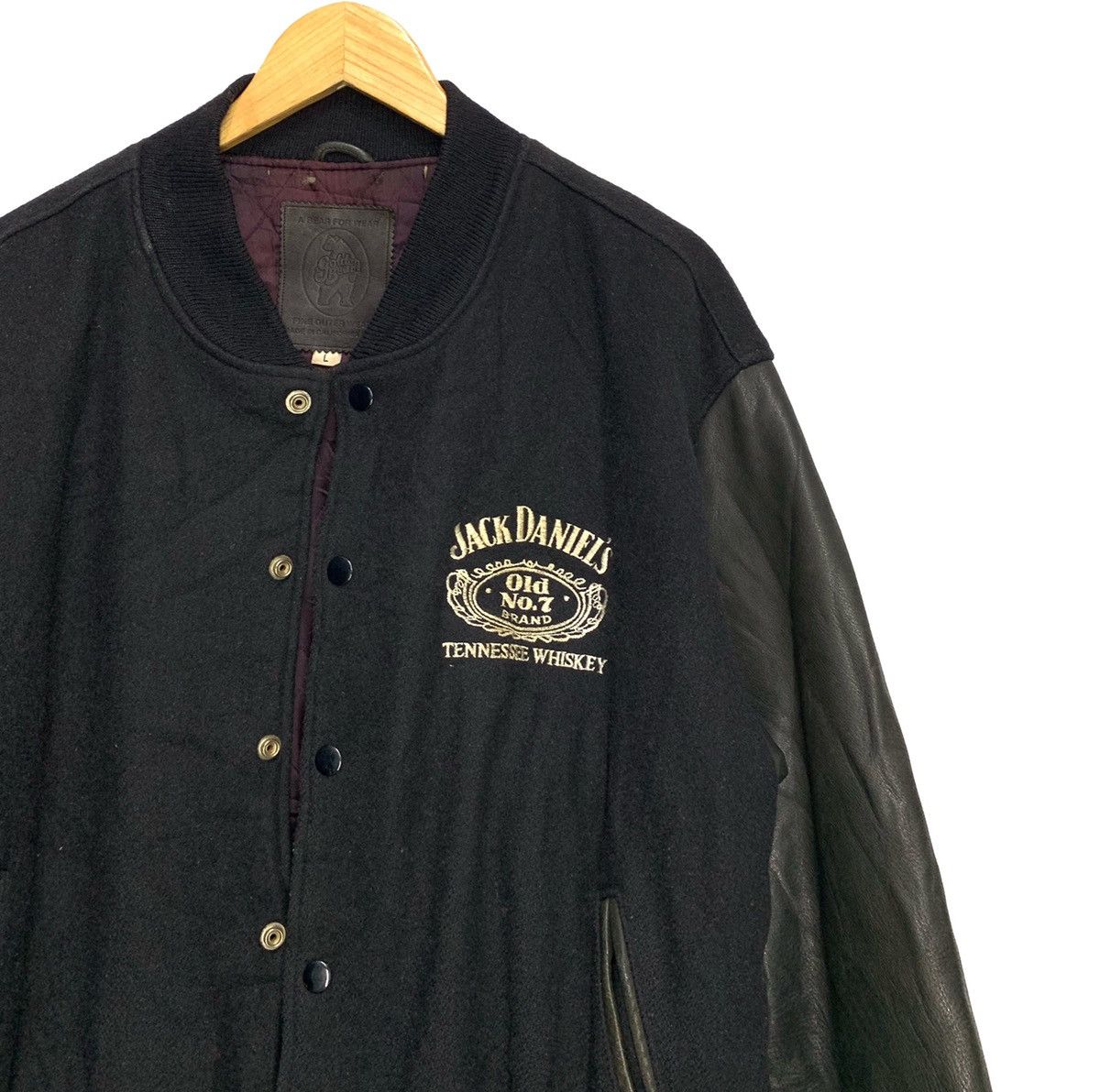 Golden Bear Vintage Golden Bear X Jack Daniel's 🇺🇸 Varsity Jacket Size US L / EU 52-54 / 3 - 9 Thumbnail